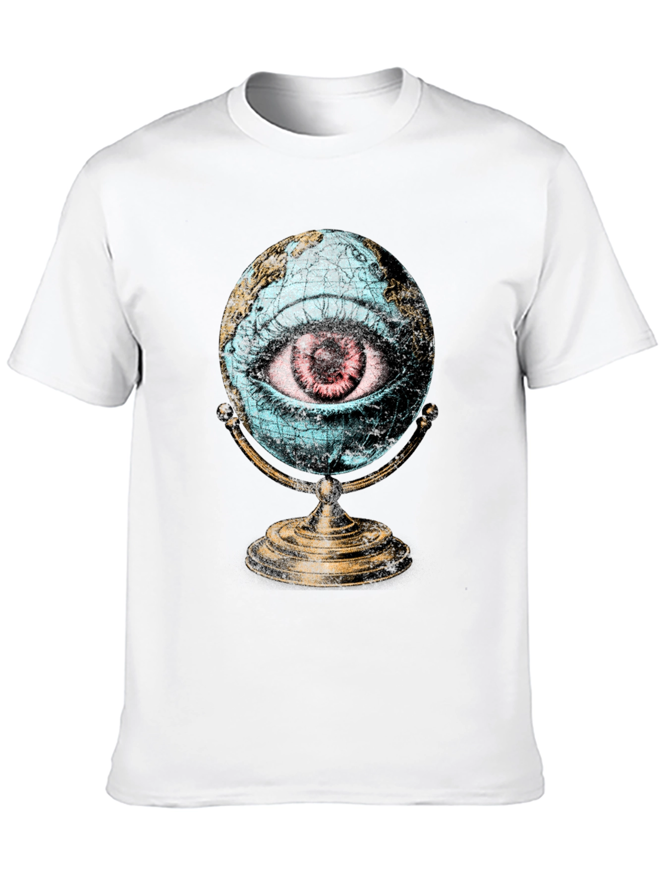 Black Eye of the World Graphic Tee - Black Cotton view 10