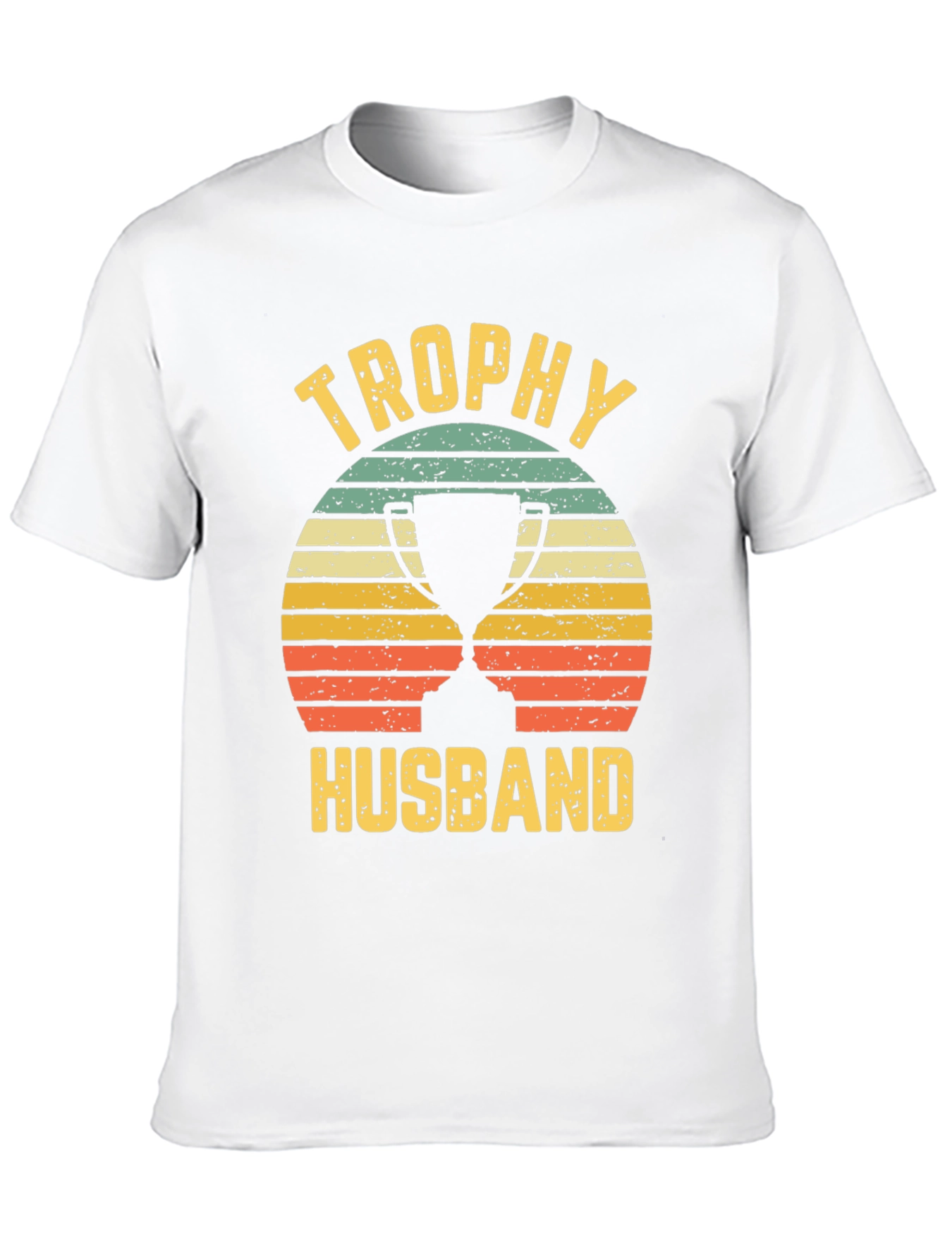 Trophy Husband Graphic Tee - Retro Style - 10