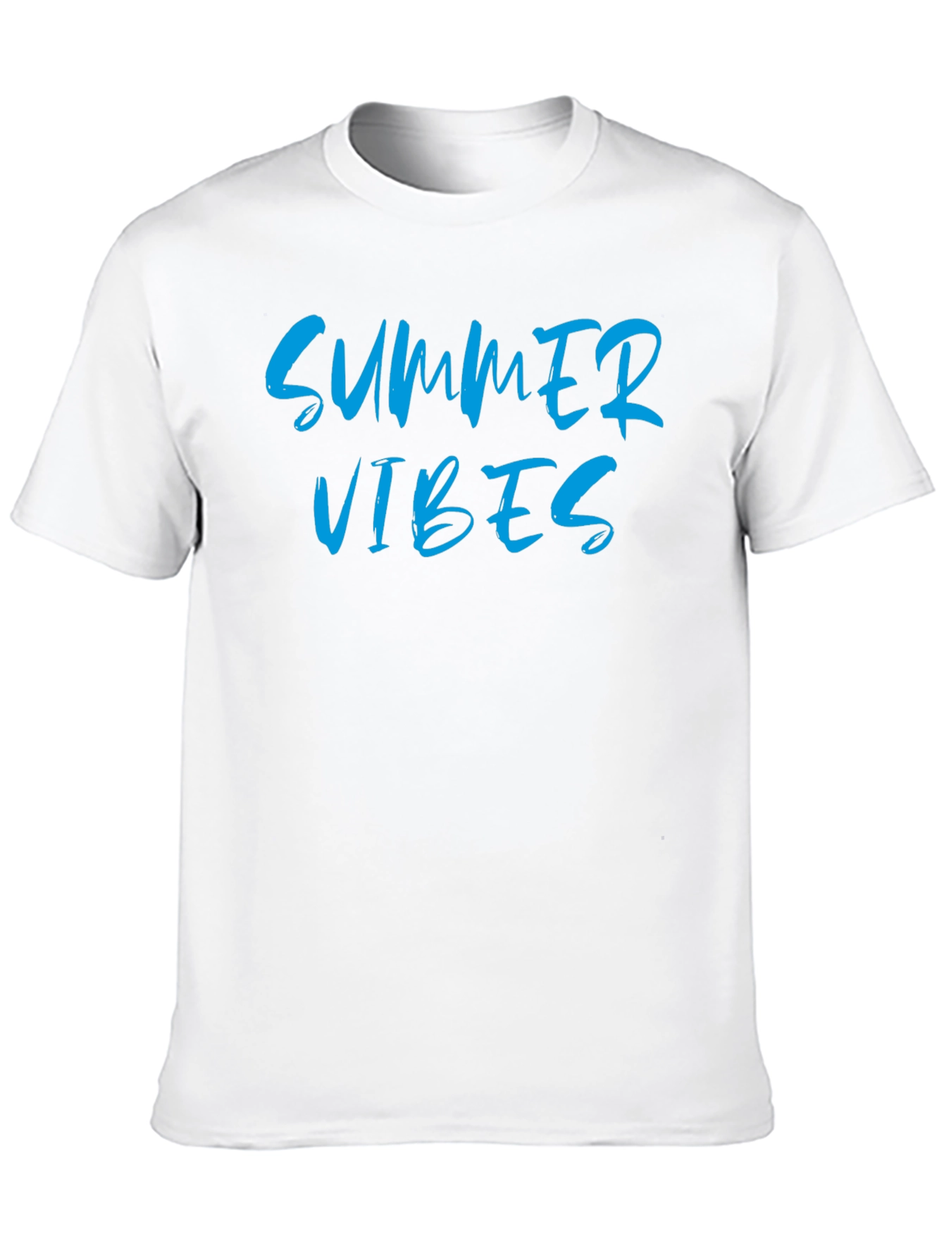 Black Summer Vibes Black Graphic T-Shirt view 10