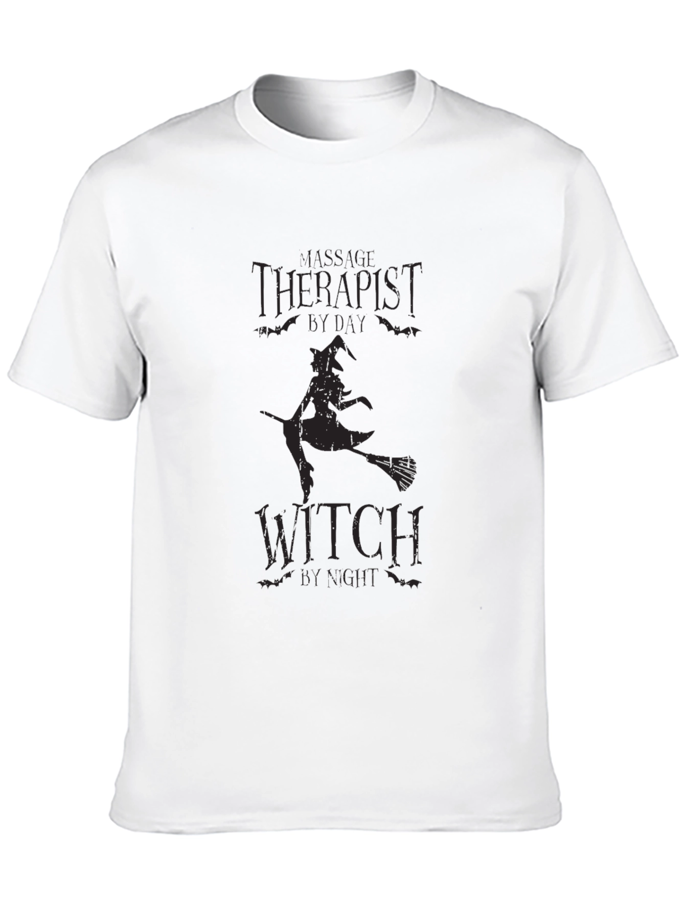 Black Massage Therapist Witch T-Shirt - Halloween view 10