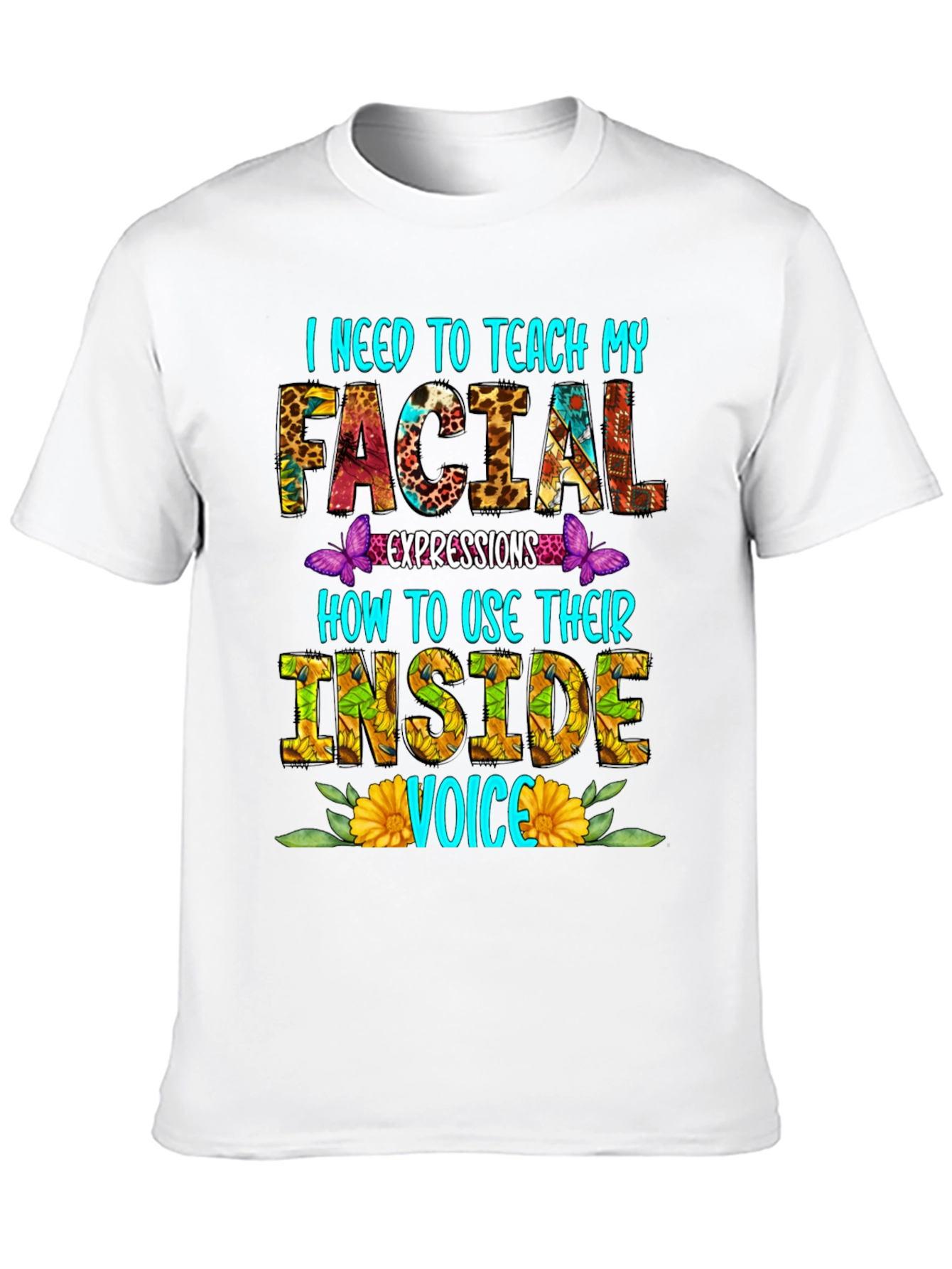 Black Teach Facial Expressions T-Shirt view 10