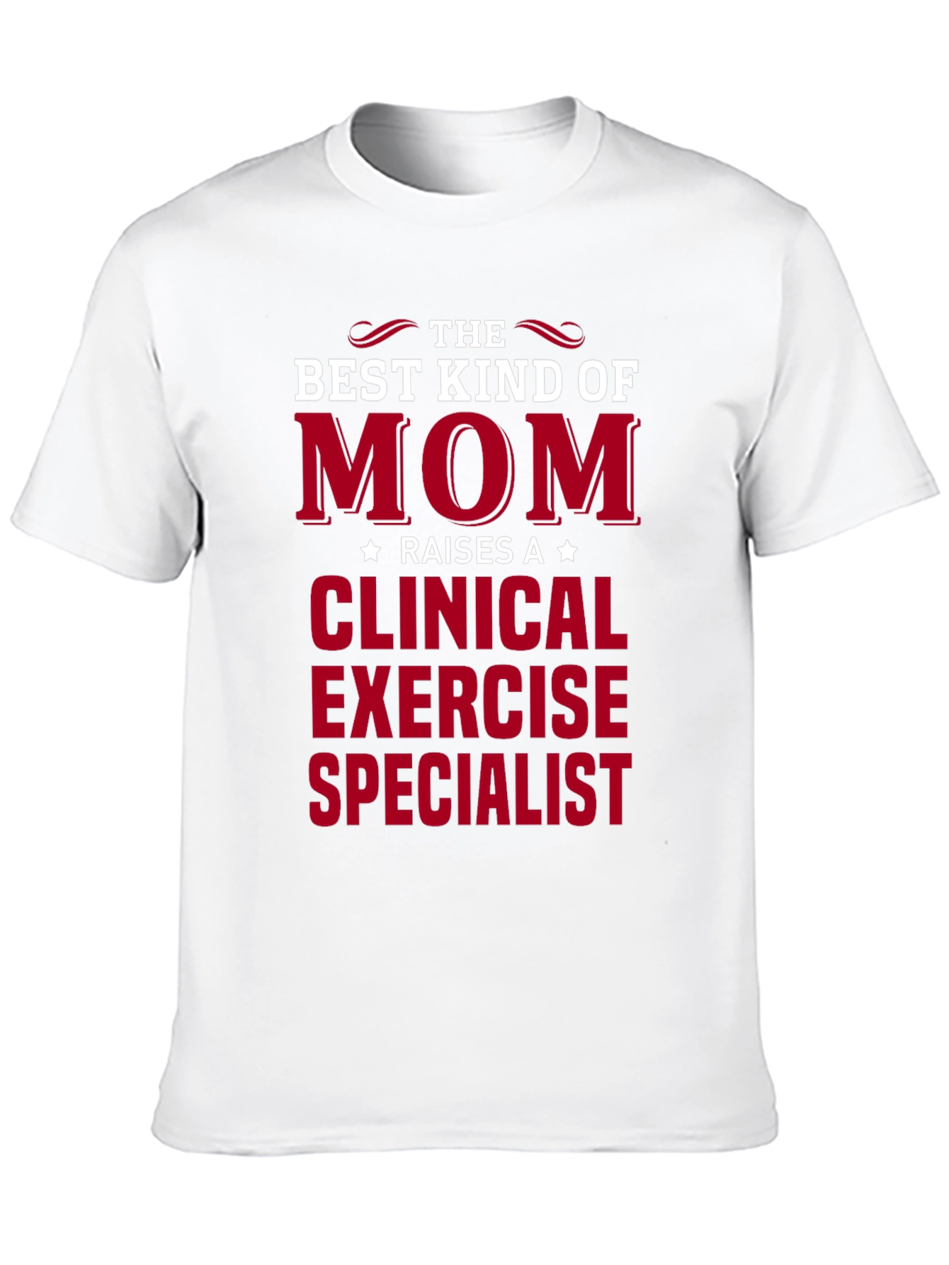 Black Best Mom Raises Clinical Exercise Specialist Tee view 10