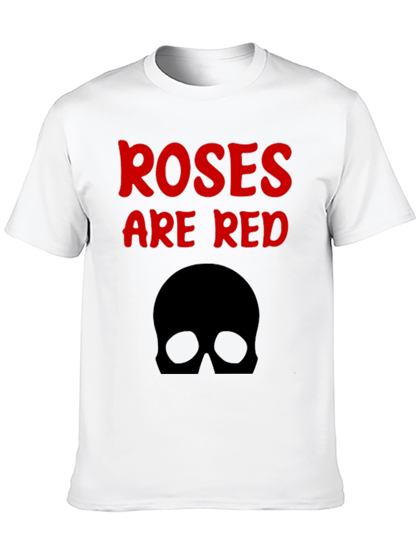 Black Roses Are Red Skull Graphic Tee view 10