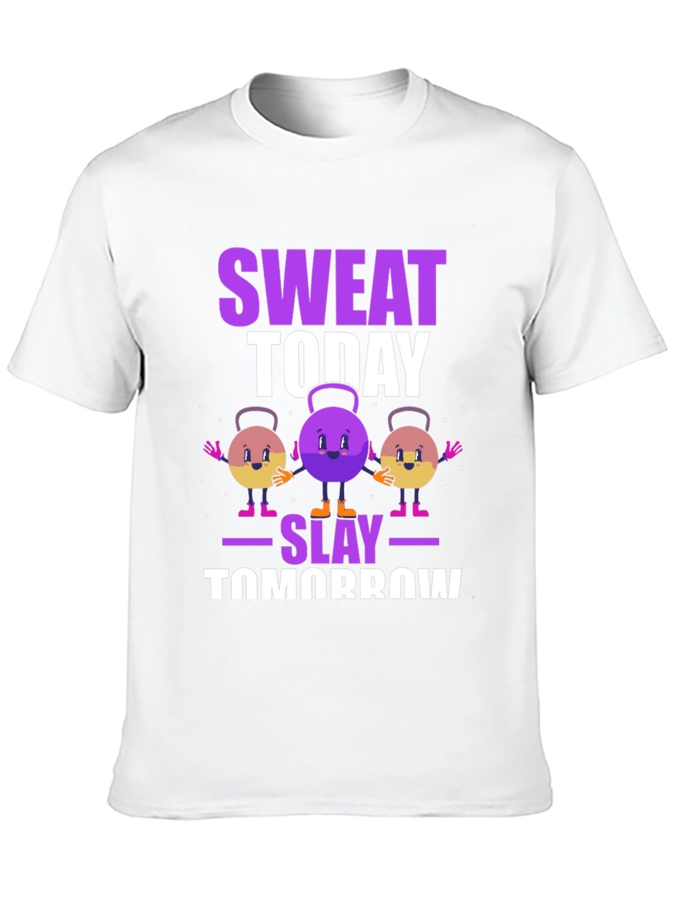 Black Sweat Today Slay Tomorrow Graphic Tee view 10