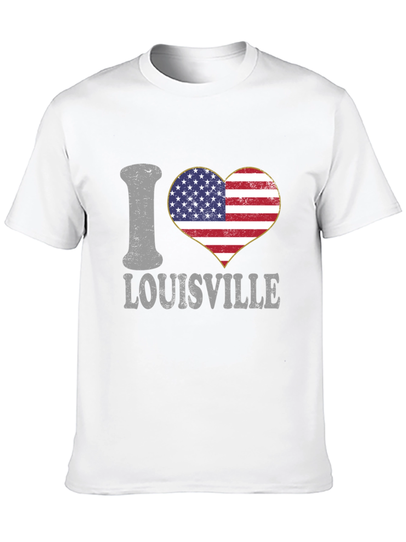 Black I Heart Louisville T-Shirt view 10