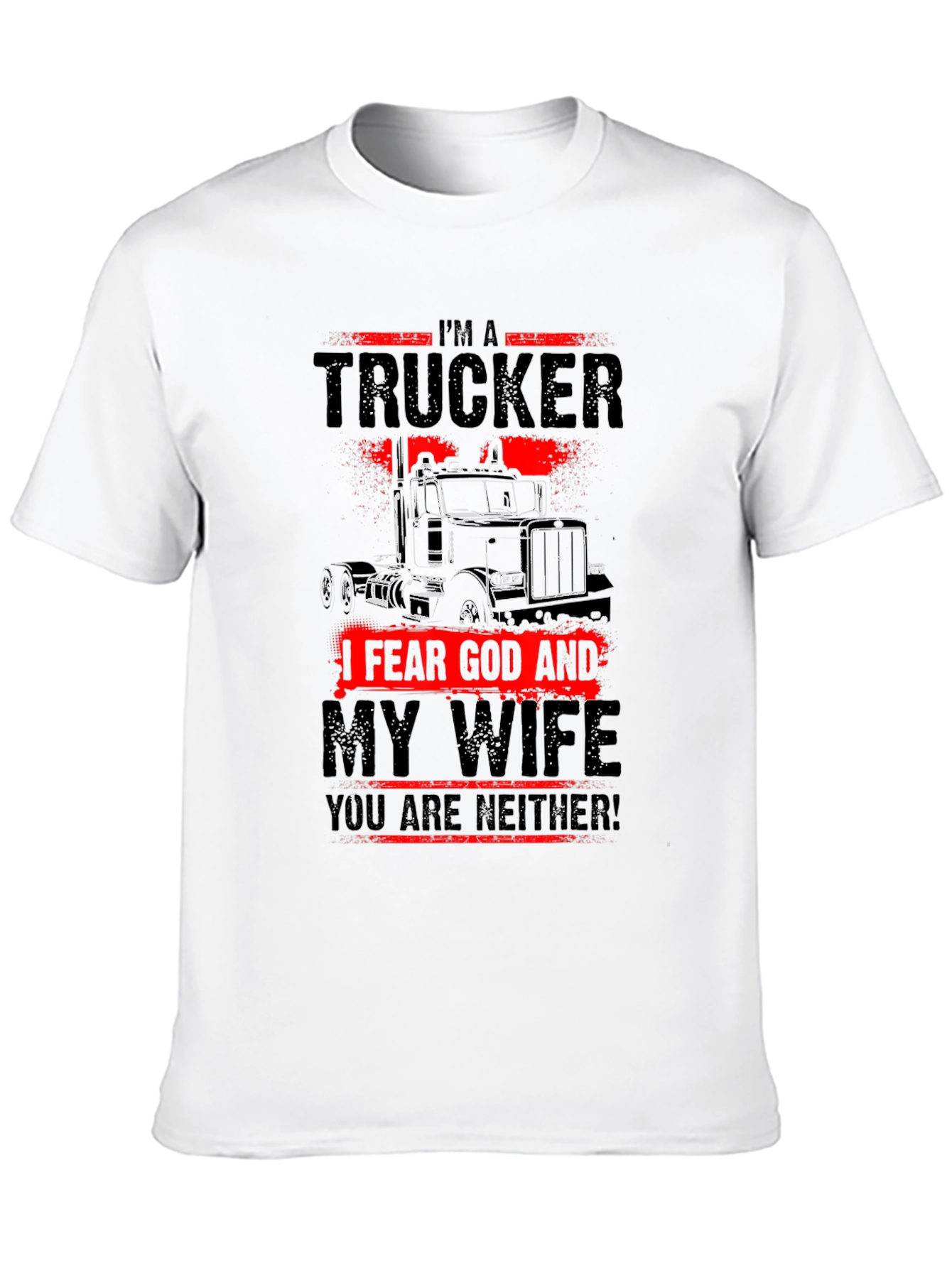 Black I'm A Trucker T-Shirt, Fear God & My Wife view 10