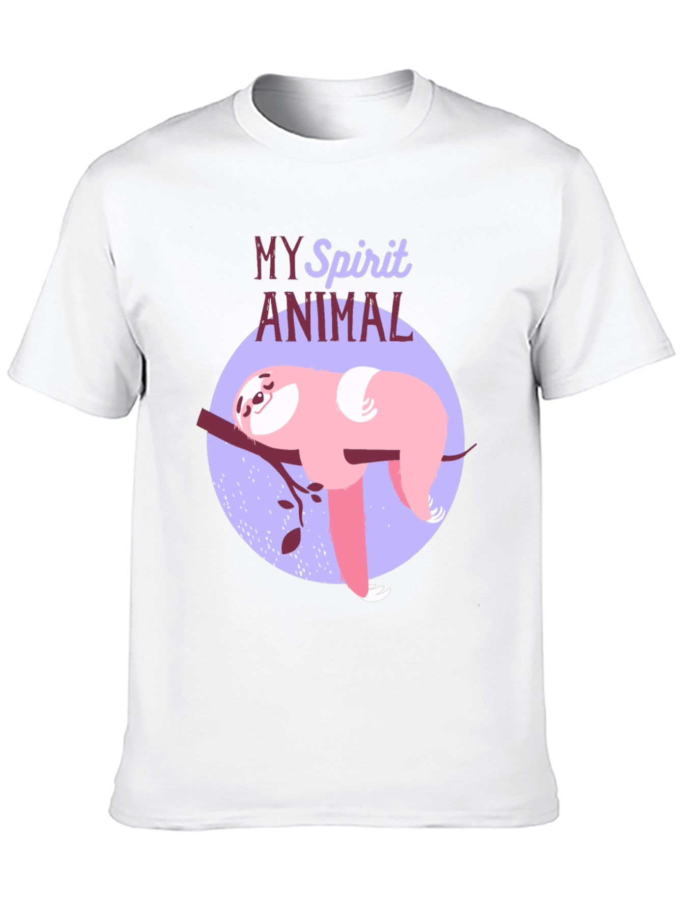Black My Spirit Animal Sloth T-Shirt view 10