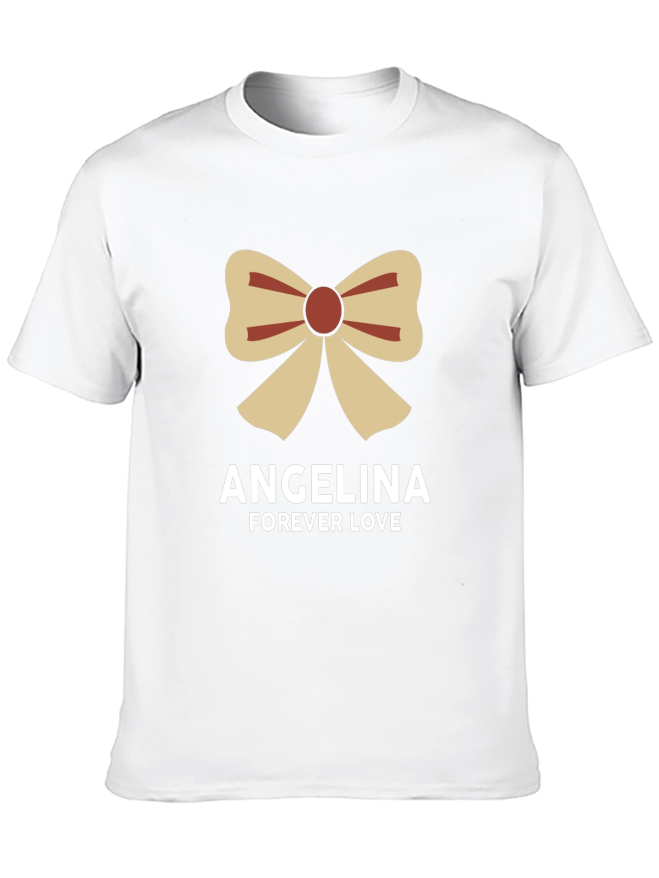 Black Angelina Forever Love Bow Graphic Tee - Black Cotton Blend view 10