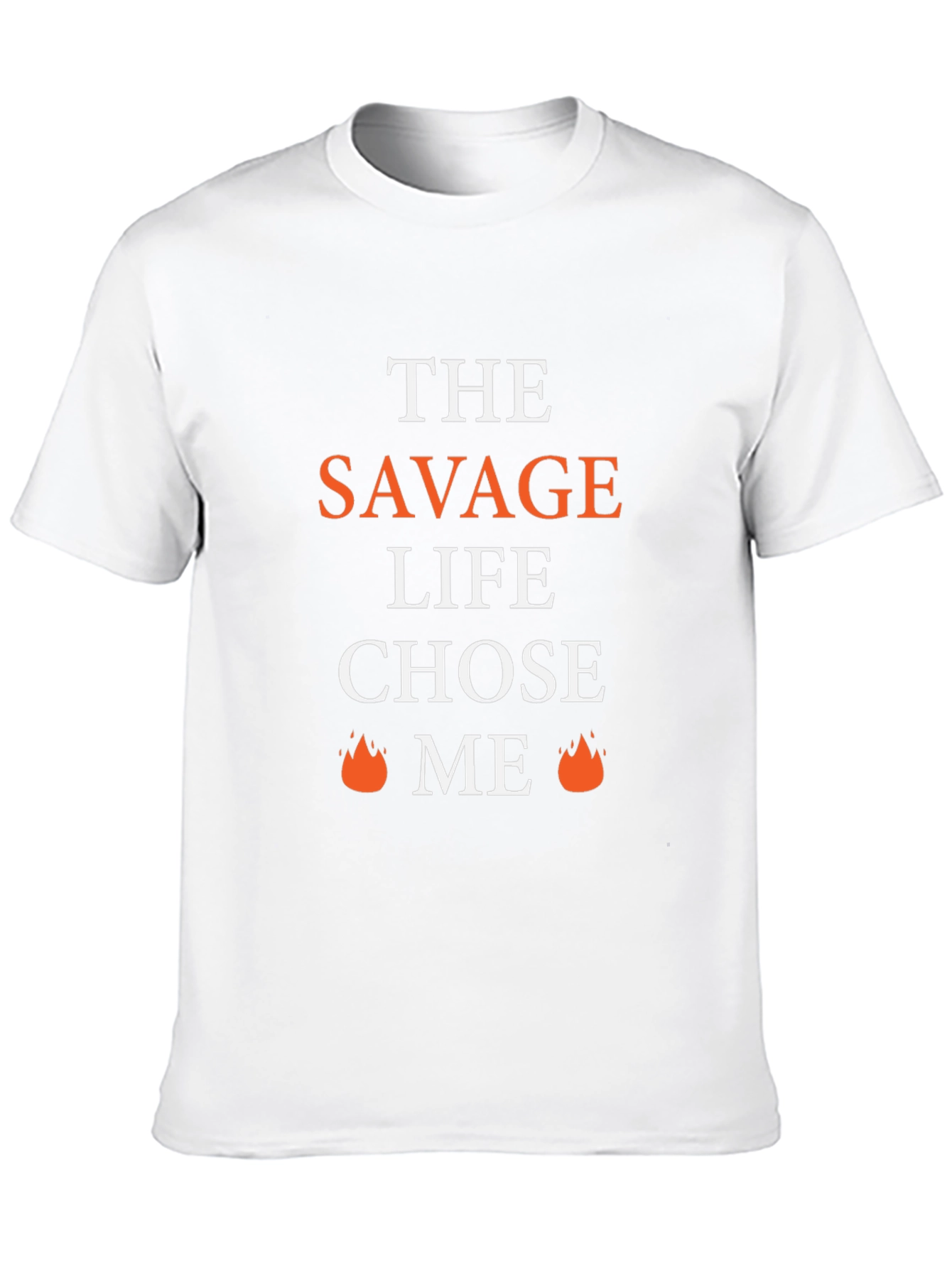 Black The Savage Life T-Shirt - Black Graphic Tee view 10