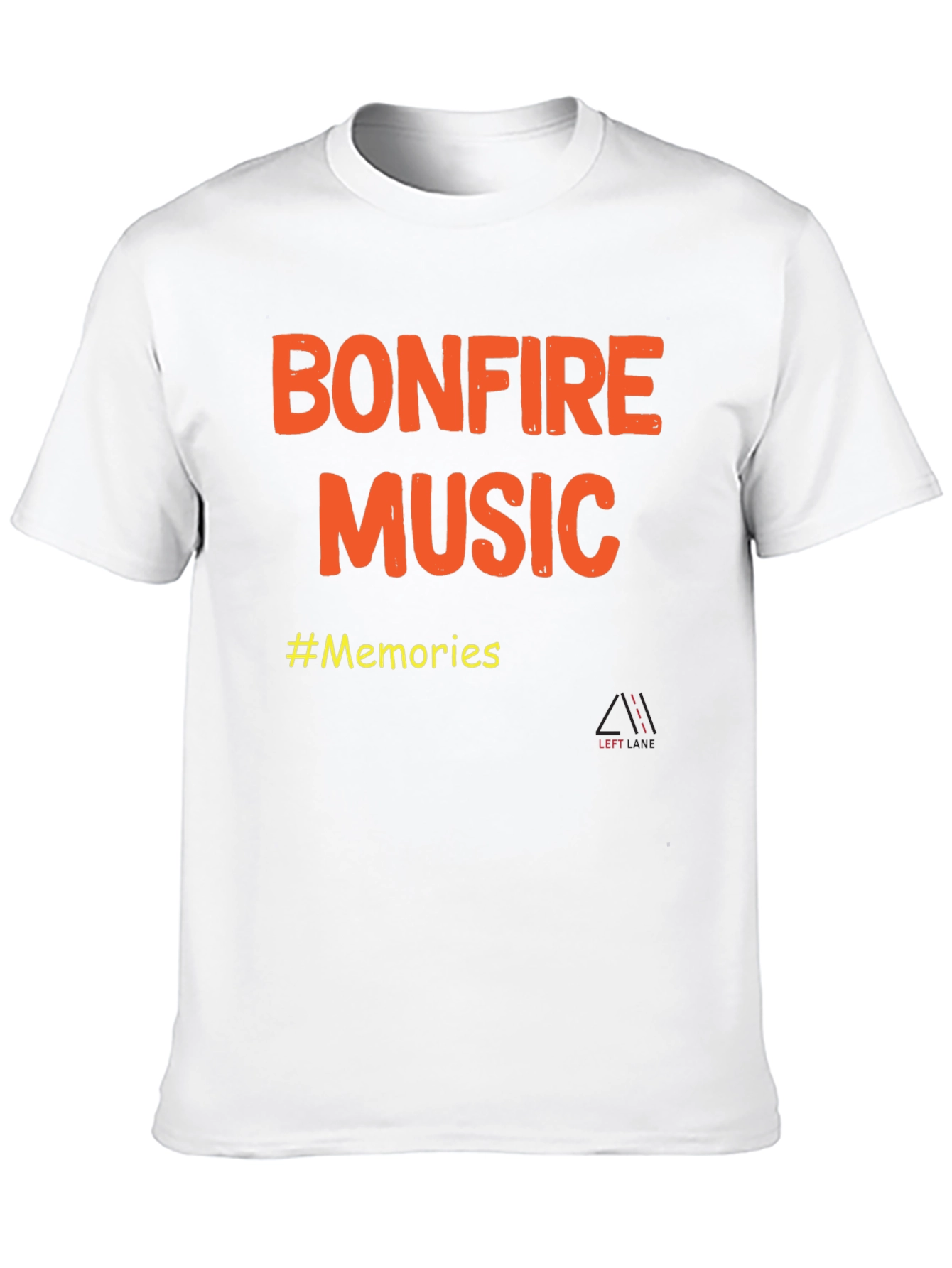 Black Bonfire Music Memories Graphic T-Shirt view 10