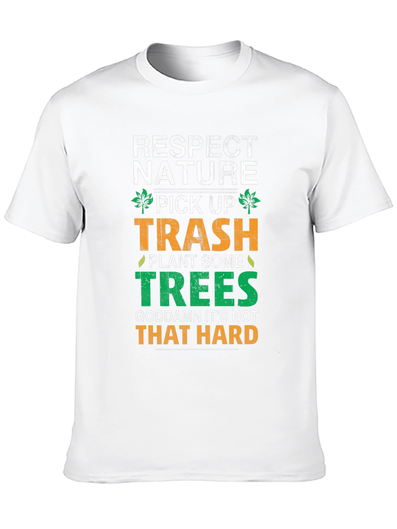 Black Respect Nature Black Graphic Tee view 10