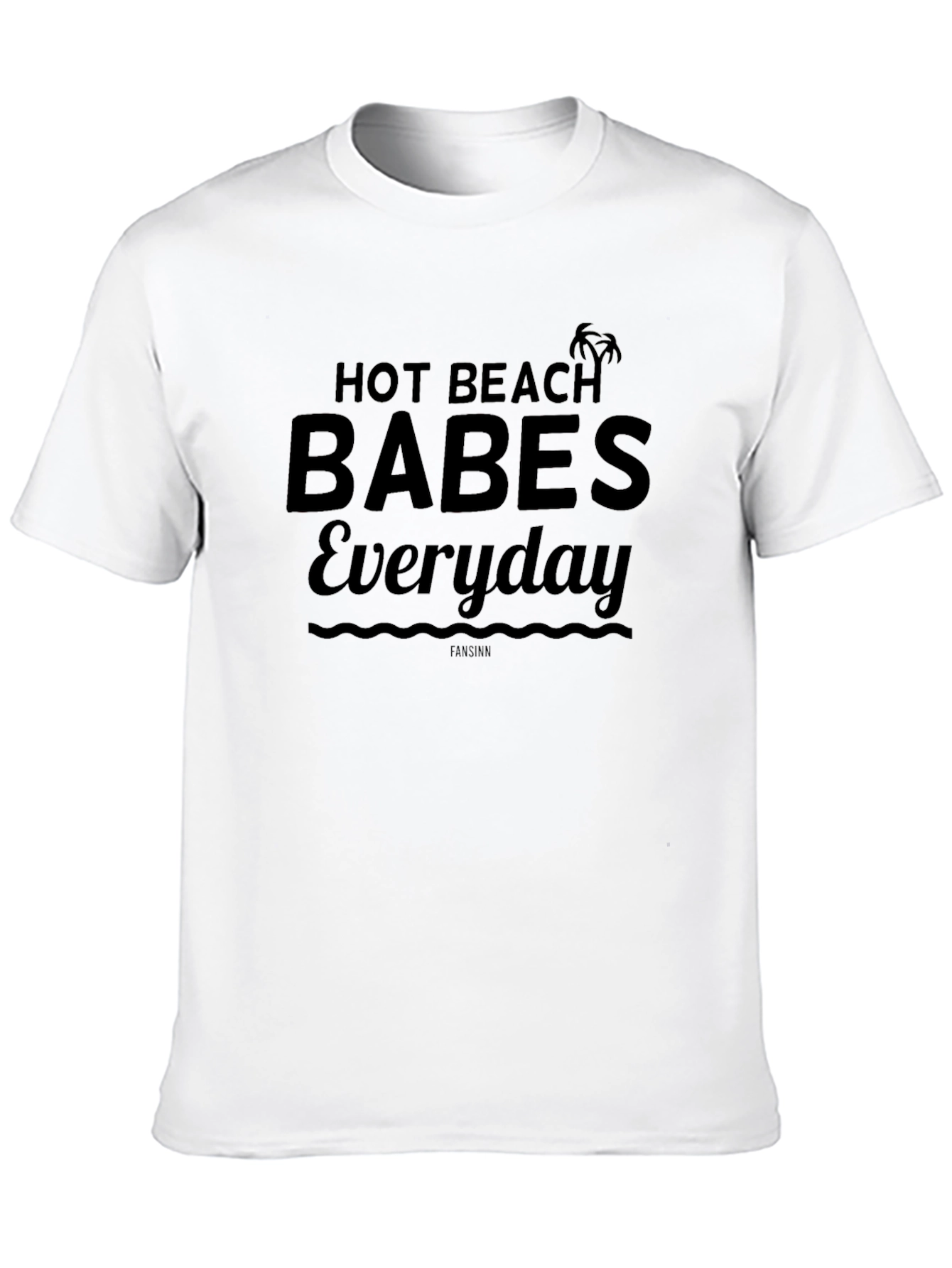 Black Hot Beach Babes Everyday Graphic Tee view 10