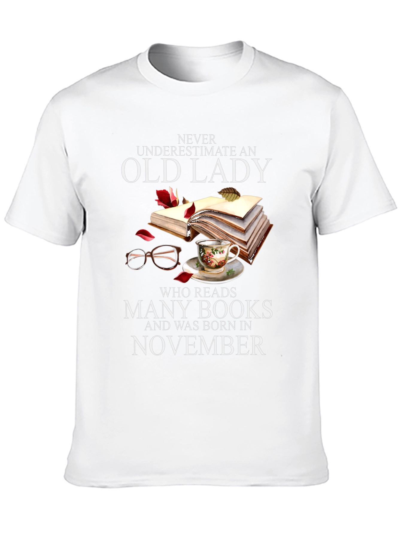 Black Never Underestimate Old Lady Who Reads T-Shirt view 10