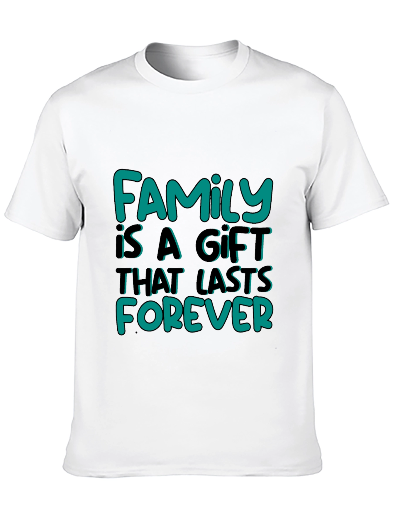 Black Family Is A Gift Graphic Tee - Black view 10