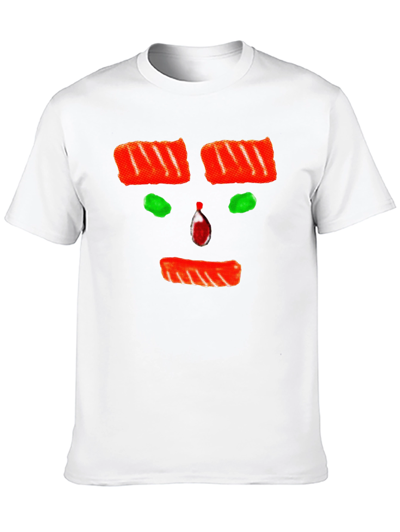 Black Funny Face Black T-Shirt view 10