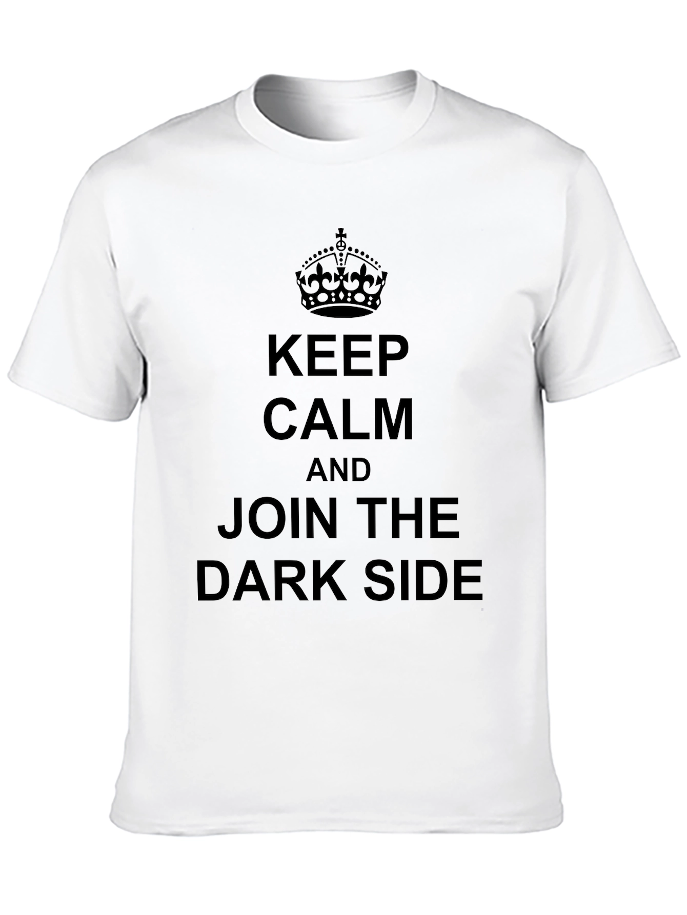 Black Keep Calm Dark Side T-Shirt view 10