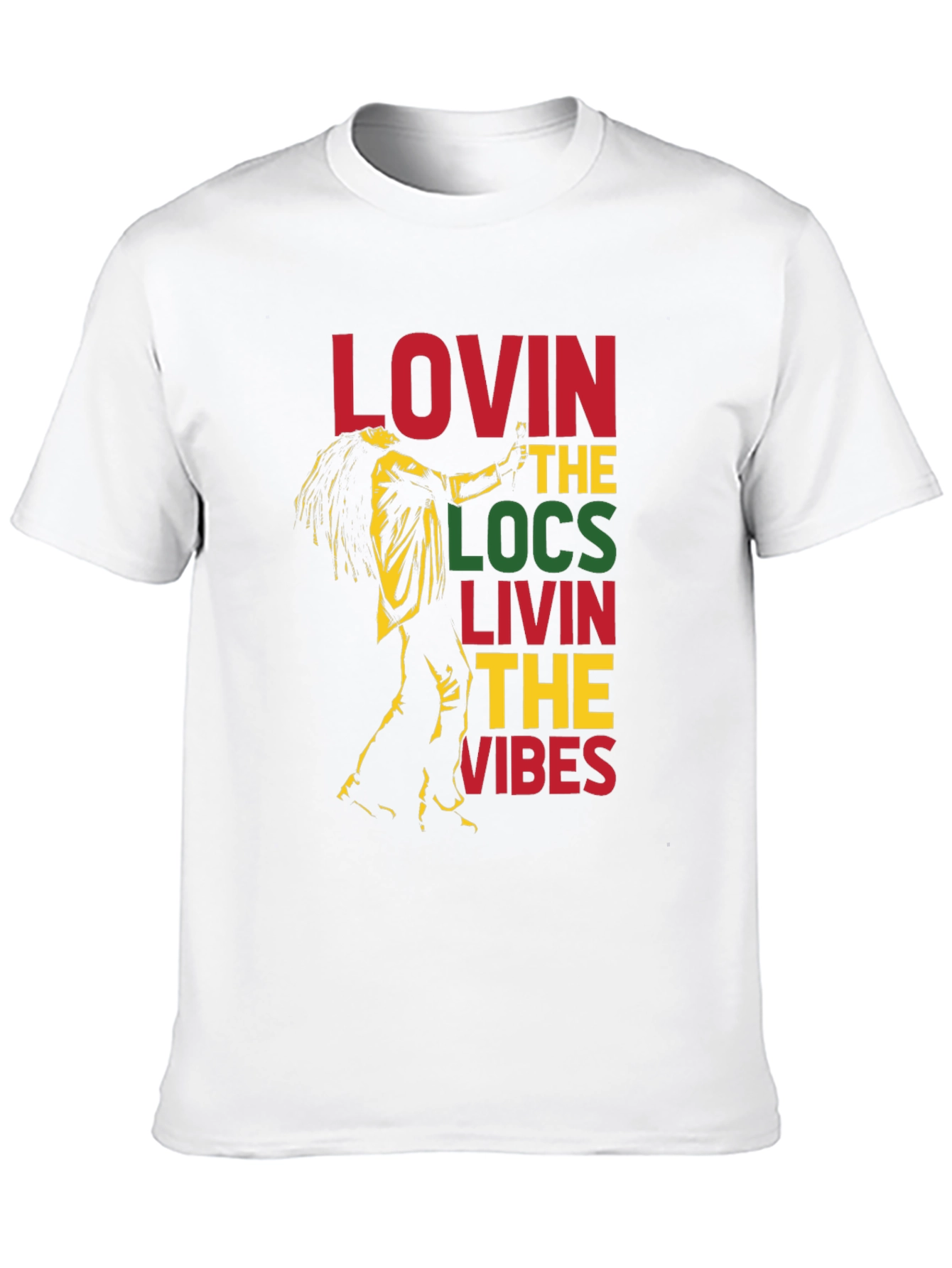 Black Lovin' The Locs Graphic T-Shirt view 10