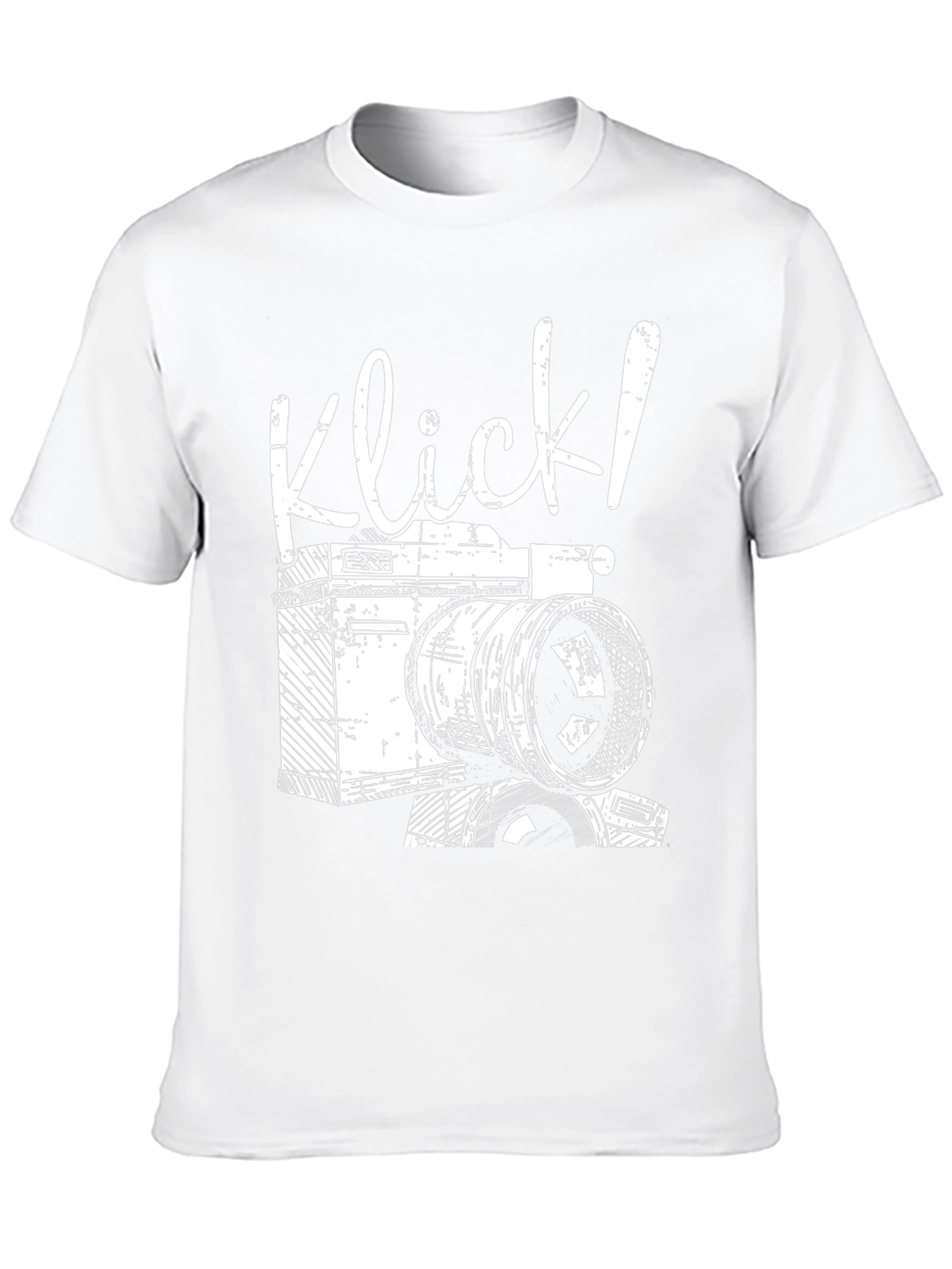 Black Klick! Photographer T-Shirt - Camera Graphic Tee view 10