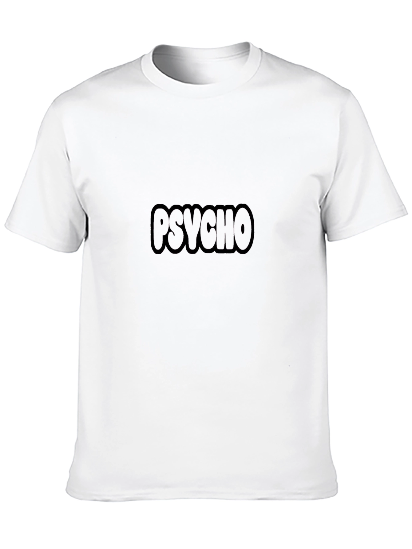 Black Psycho Graphic T-Shirt - Soft Cotton Blend view 10
