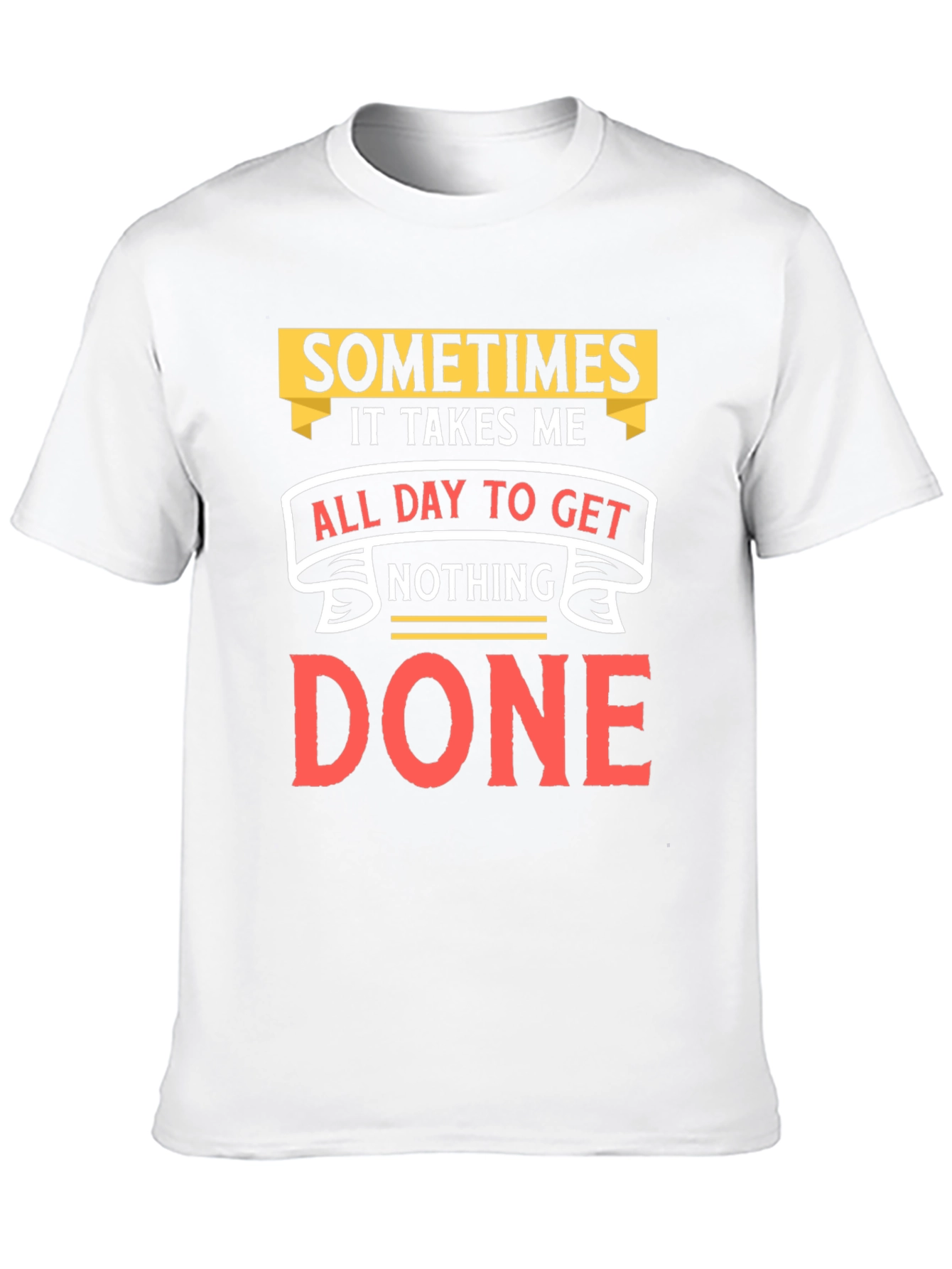 Black Funny "Nothing Done" Graphic Tee view 10