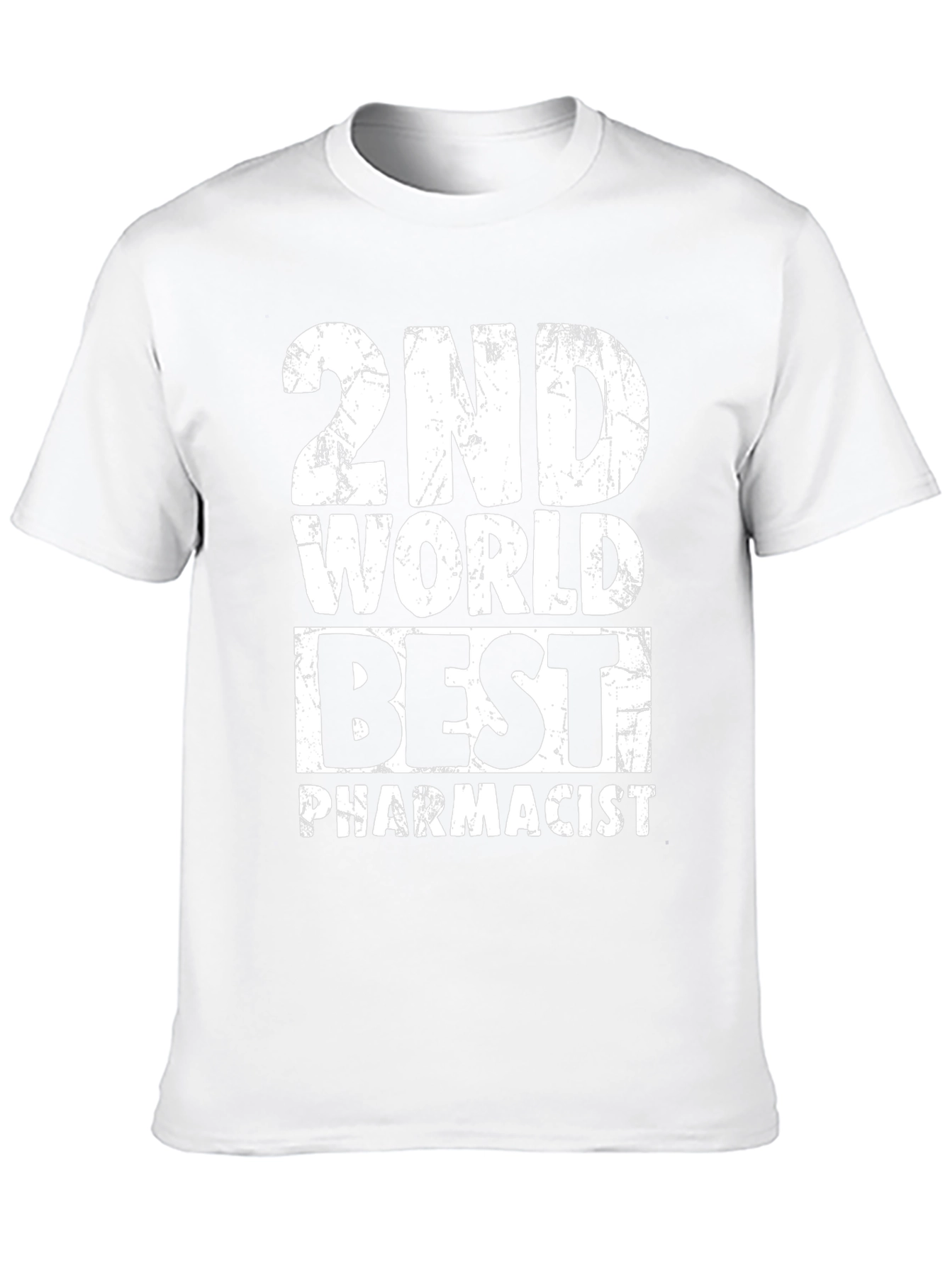 Black 2nd World Best Pharmacist Black Graphic T-Shirt view 10