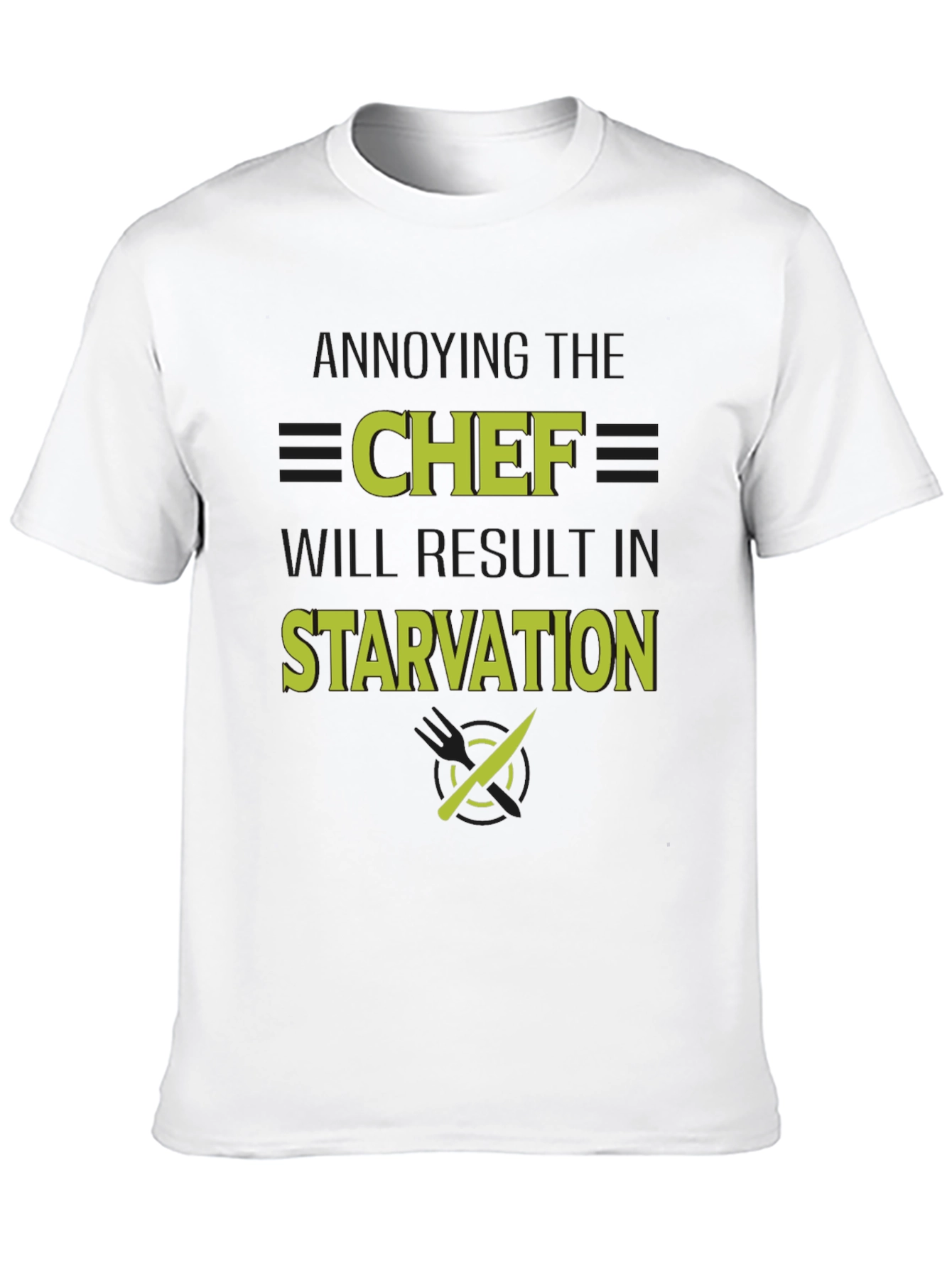 Black Annoying the Chef T-Shirt view 10