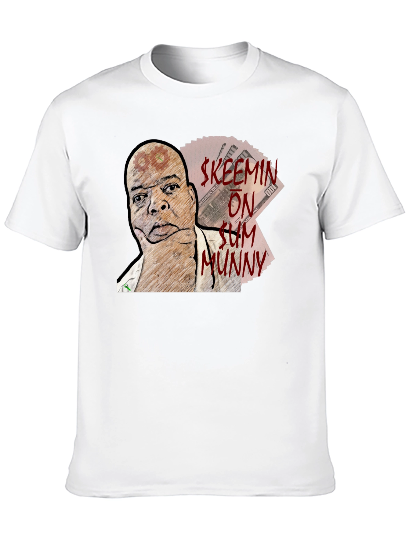 Black Skeemin' On Sum Munny Graphic Tee view 10