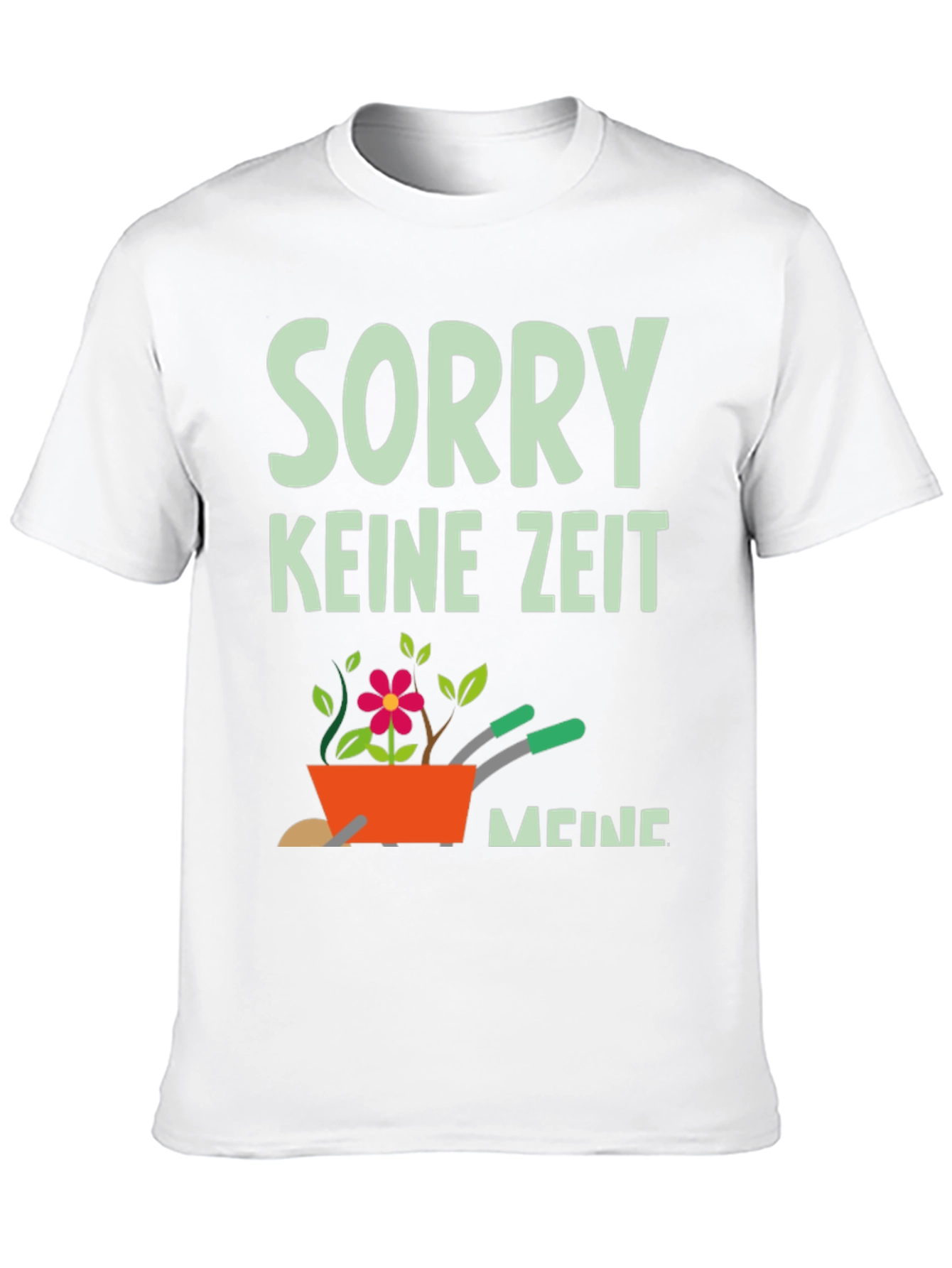 Black Gardening Lover's T-Shirt - No Time, Just Gardening view 10