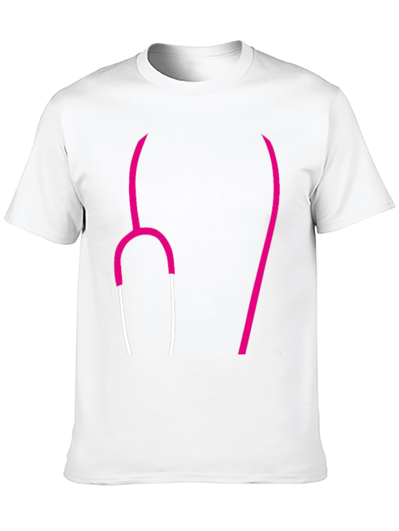 Black Stethoscope Graphic Tee - Doctor Nurse Medical Shirt view 10