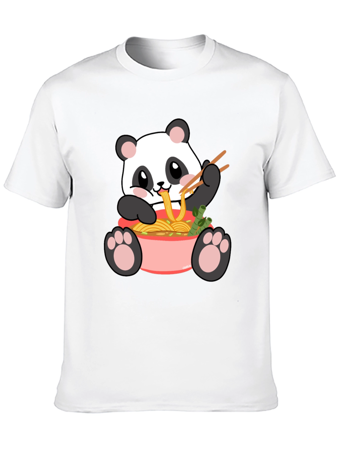 Black Panda Ramen Graphic Tee - Kawaii Comfort view 10