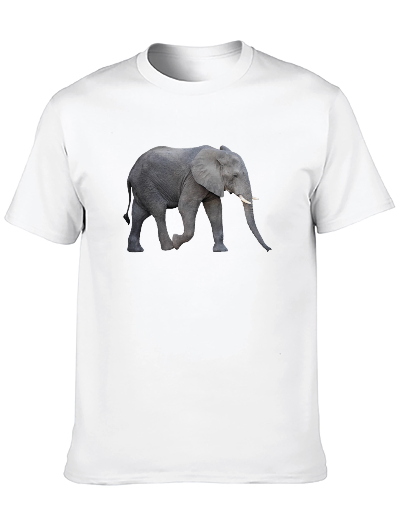 Black Elephant Graphic Black T-Shirt view 10