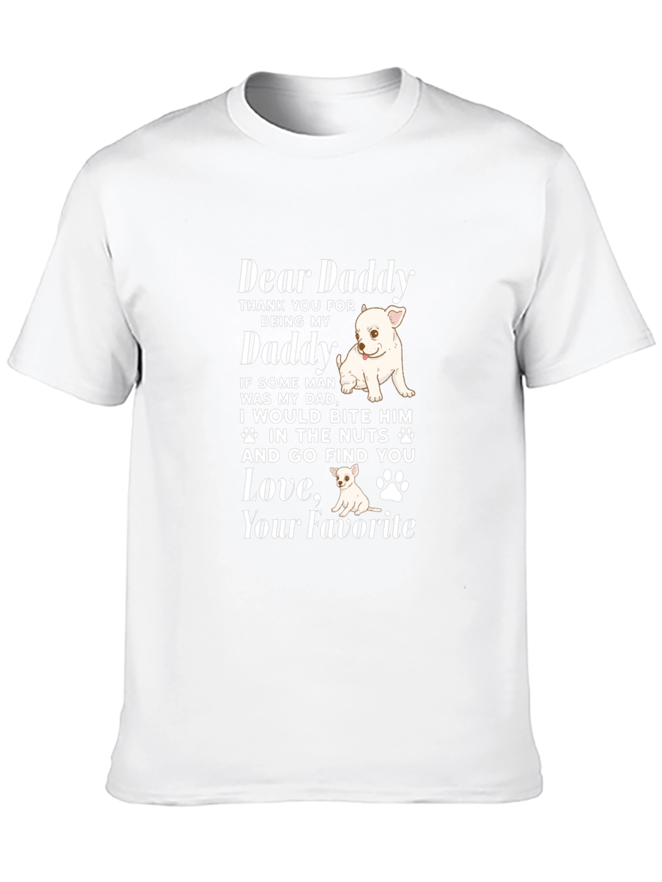 Black Dear Daddy Dog Lover Graphic Tee view 10