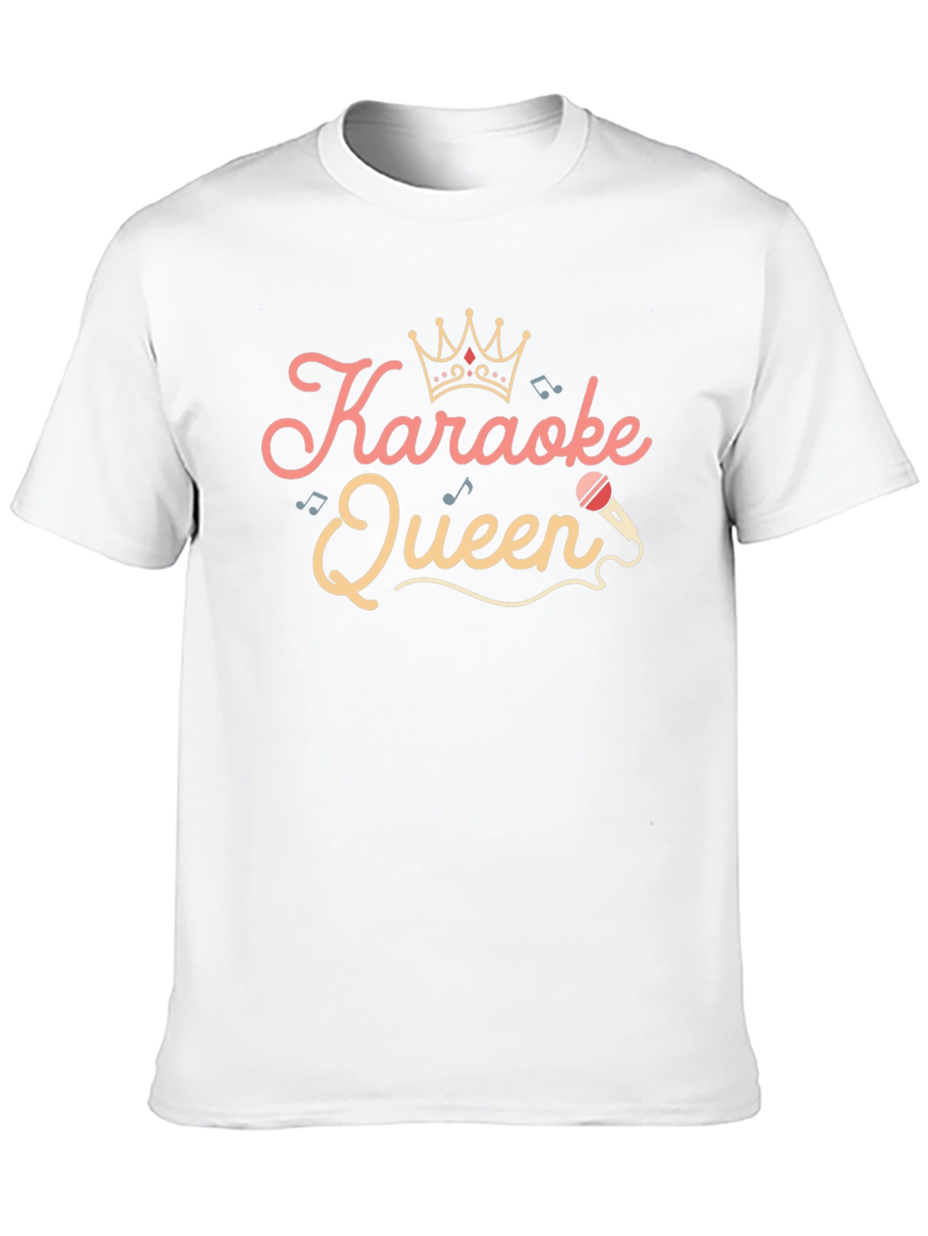 Black Karaoke Queen Graphic T-Shirt view 10