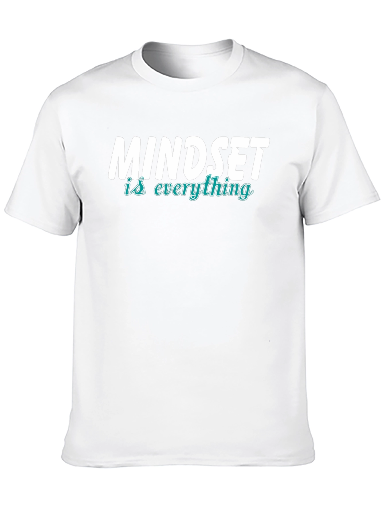 Black Mindset is Everything Men's Black T-Shirt view 10