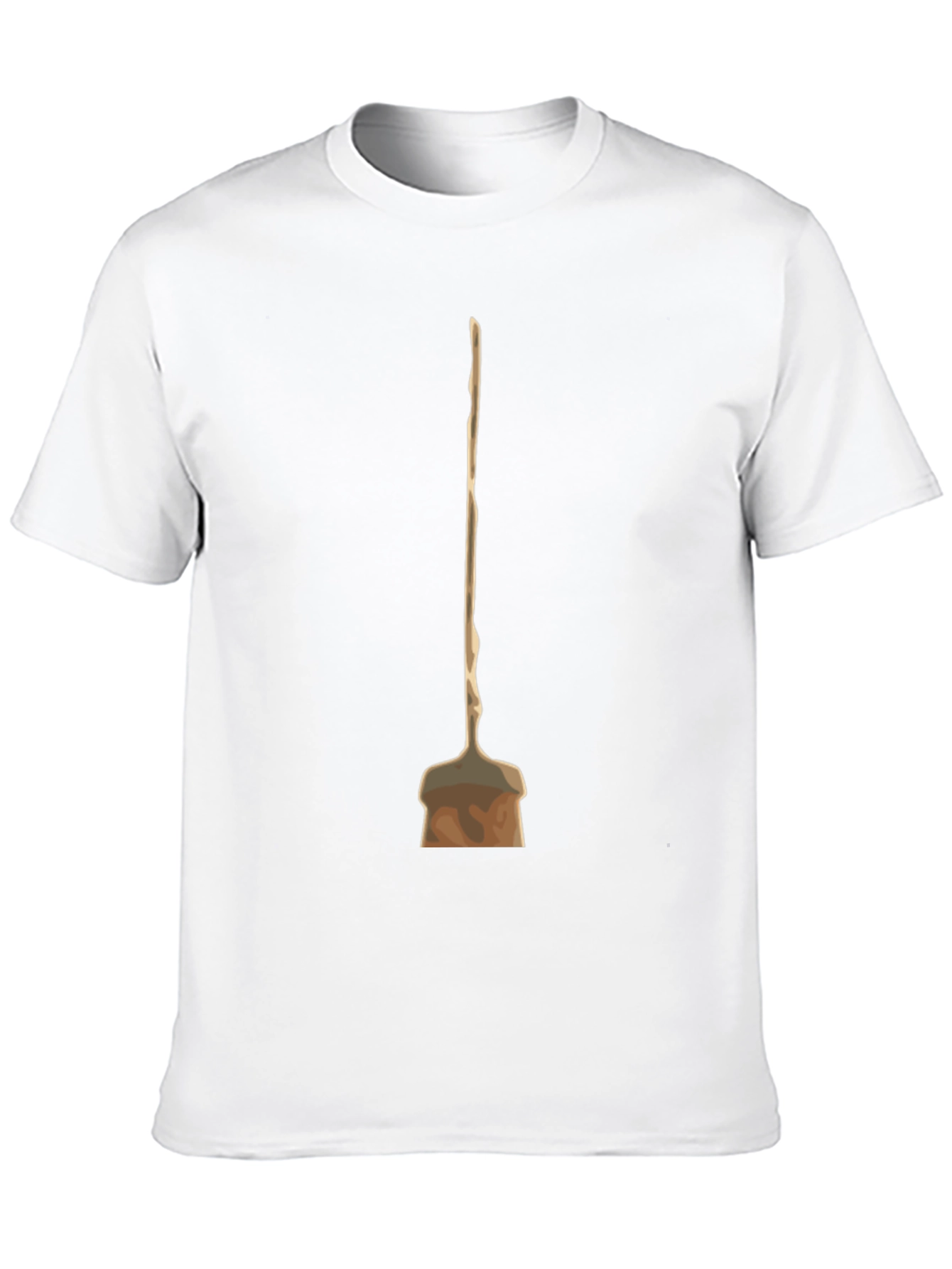 Black Abstract Modern Art Graphic Tee - Black view 10