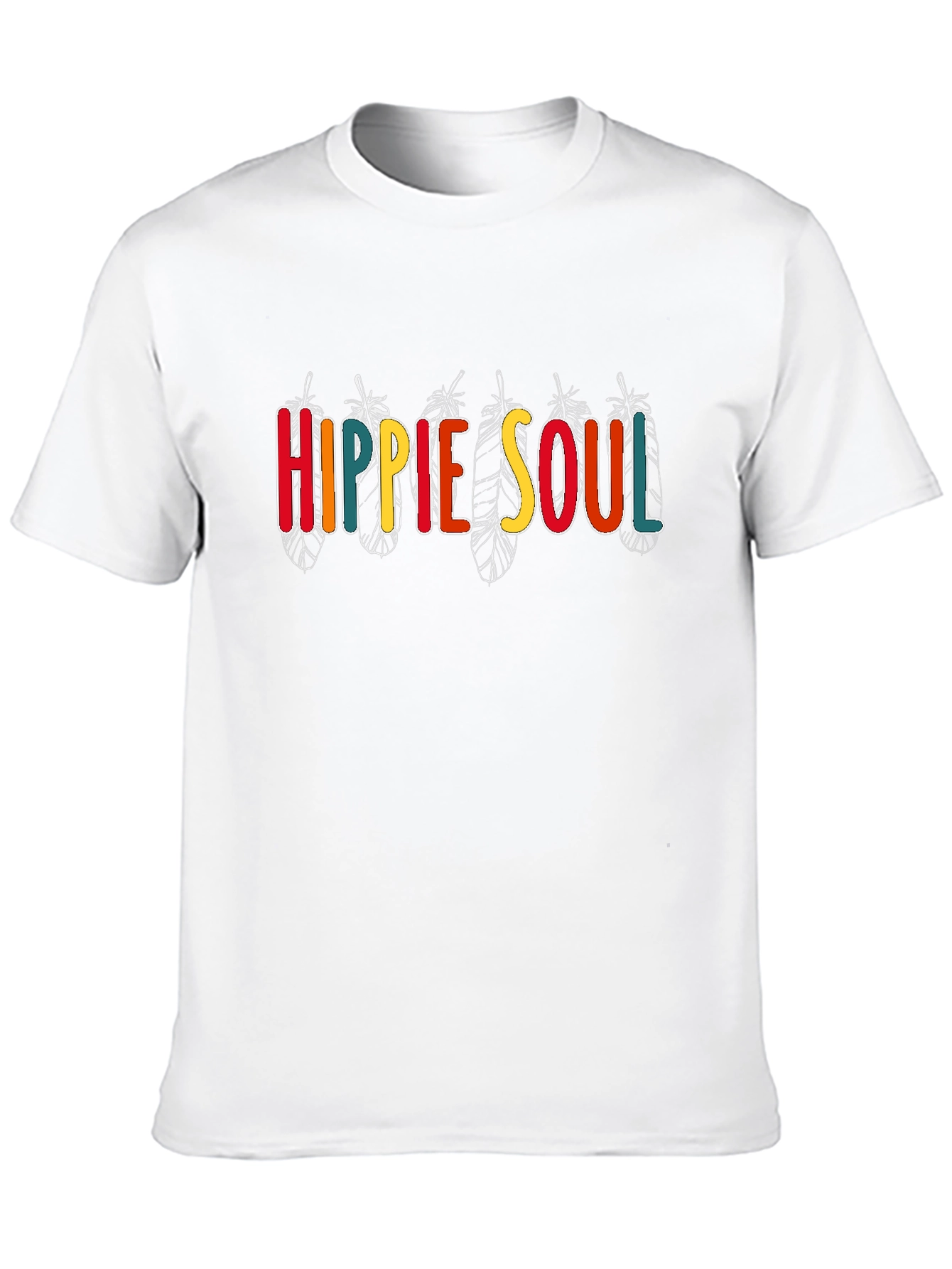 Black Hippie Soul Graphic T-Shirt - Casual Comfort view 10
