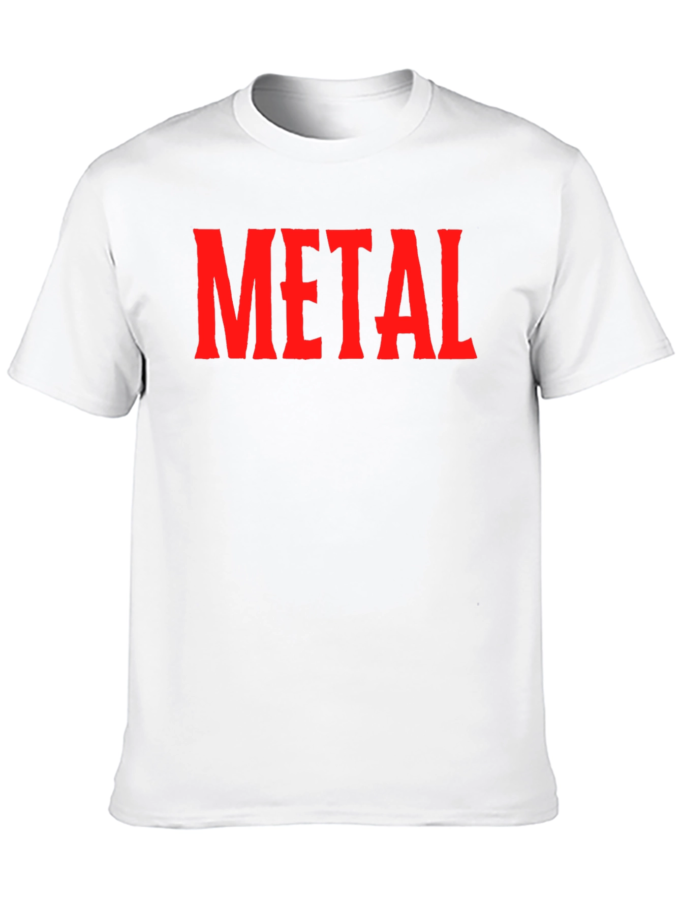 Black Metal Band Fan T-Shirt - Red Text Design view 10