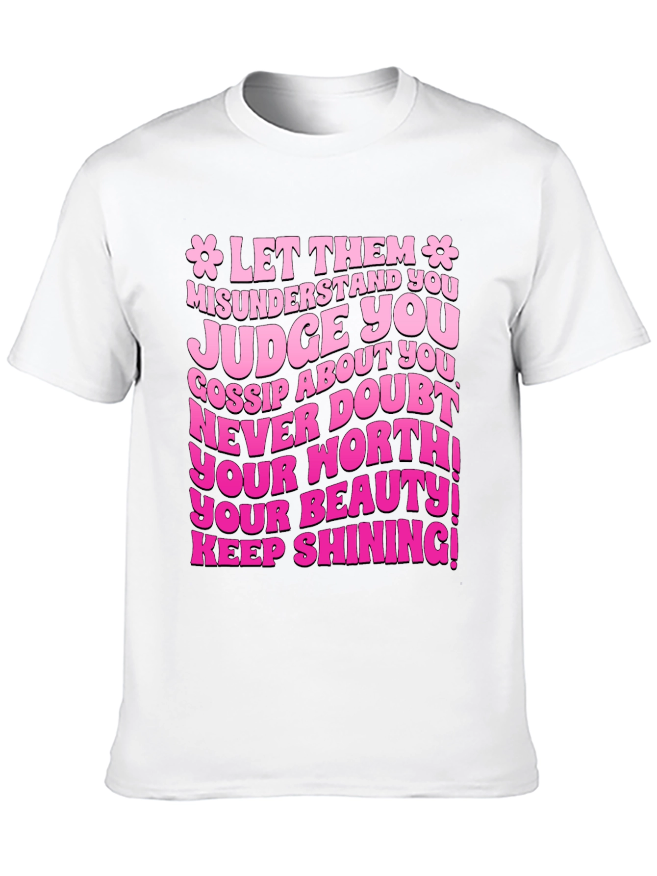 Black Let Them Misunderstand You Graphic T-Shirt view 10