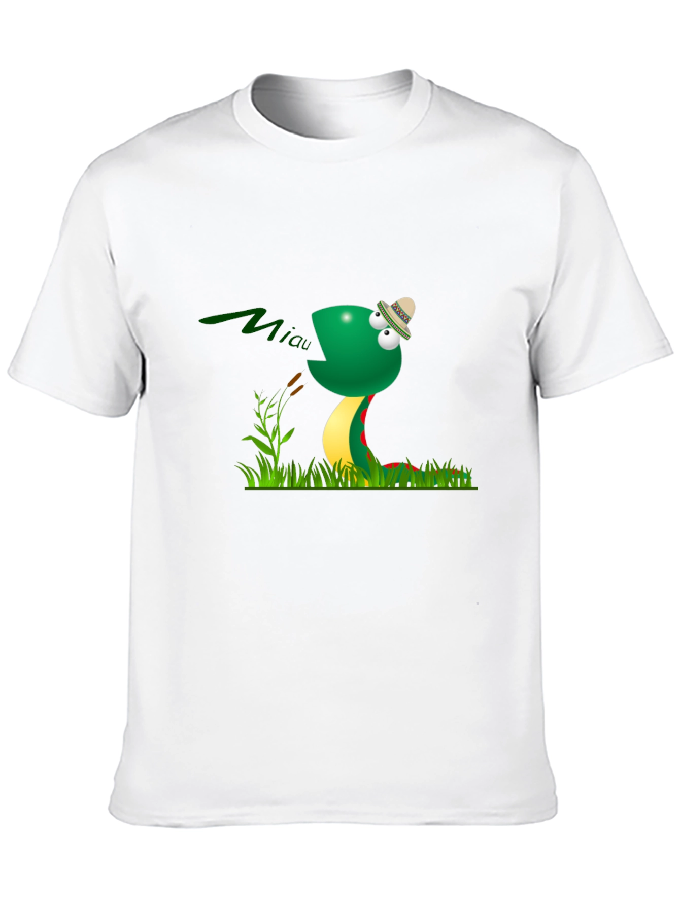 Black Cartoon Snake T-Shirt view 10