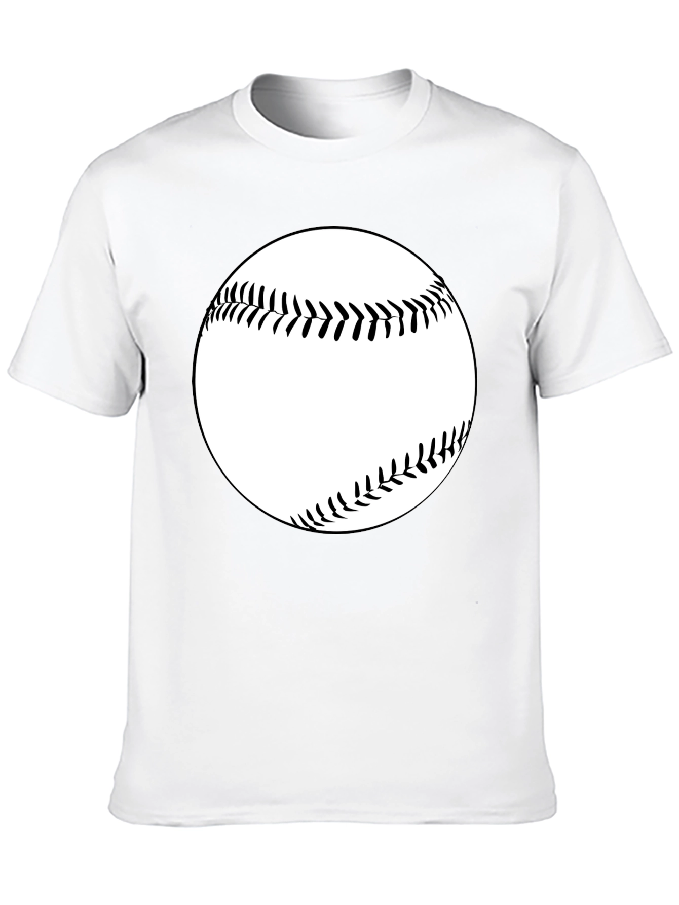 Black Baseball Graphic Tee - Classic Black T-Shirt view 10