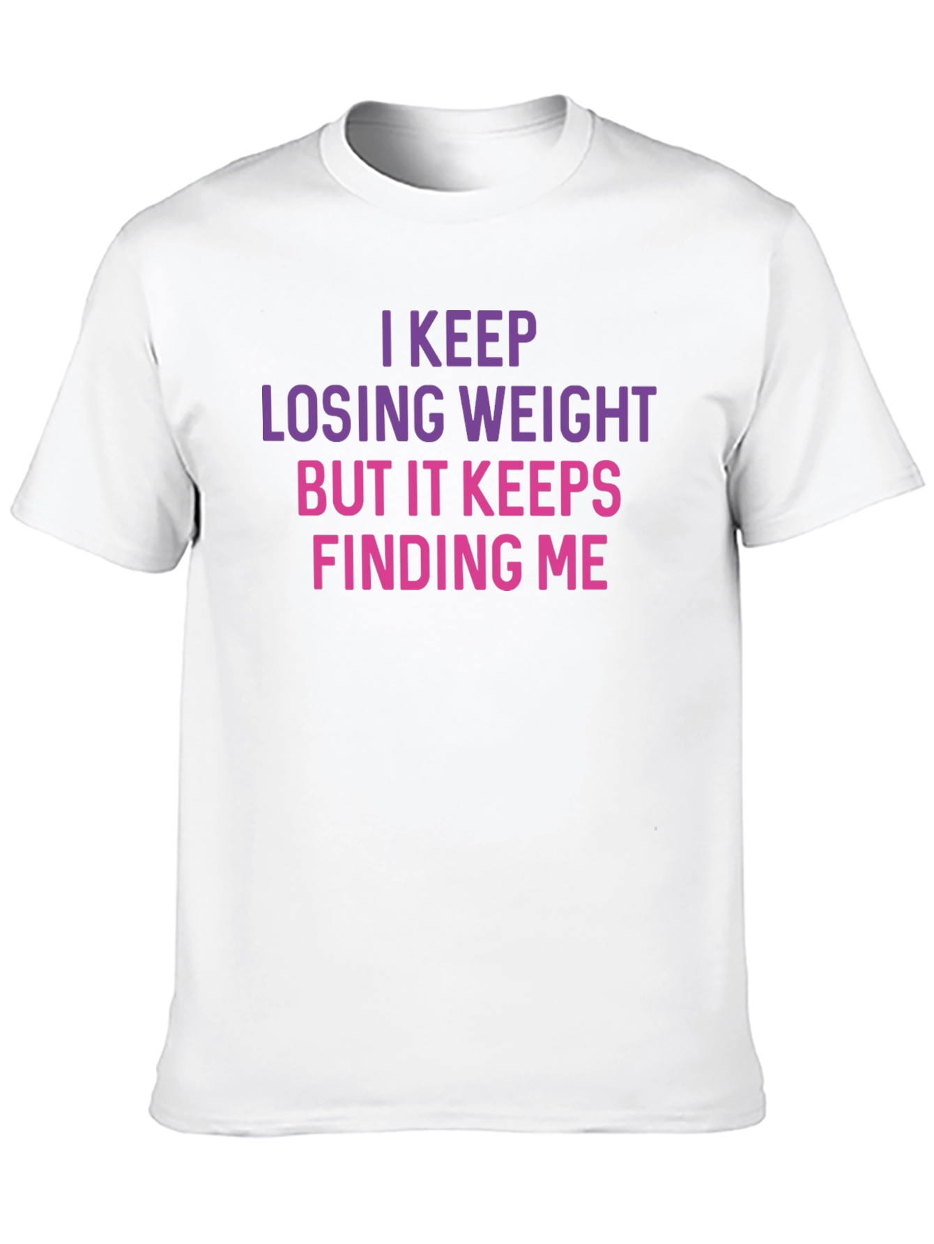 Black Funny Weight Loss T-Shirt: Keep Losing Weight view 10