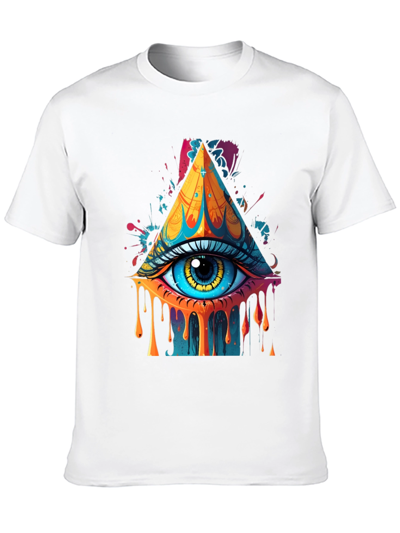 Black Eye Pyramid Graphic Print Tee view 10