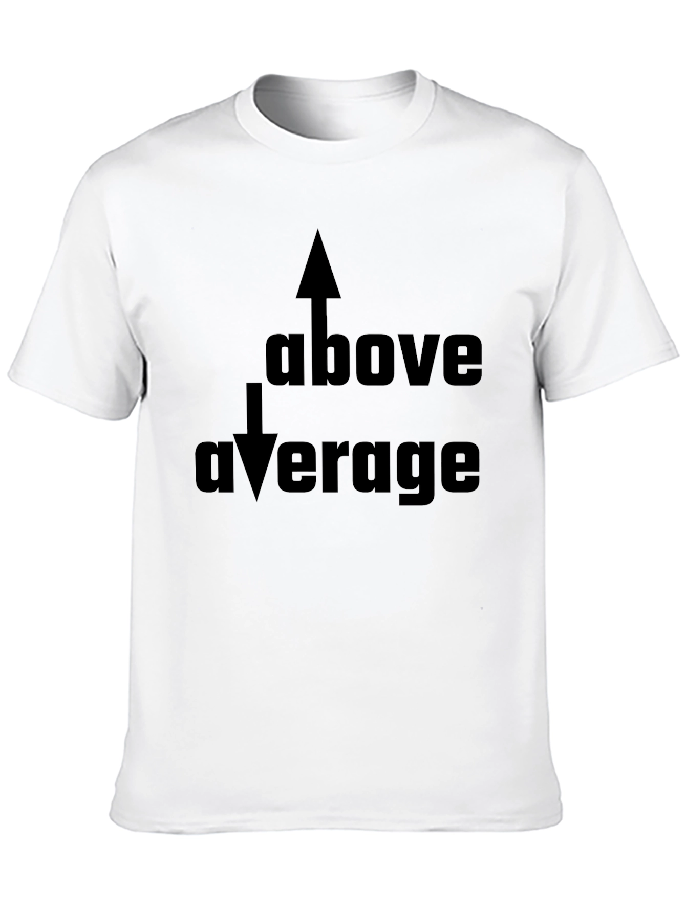 Black Above Average Graphic Tee - Black Casual Shirt view 10