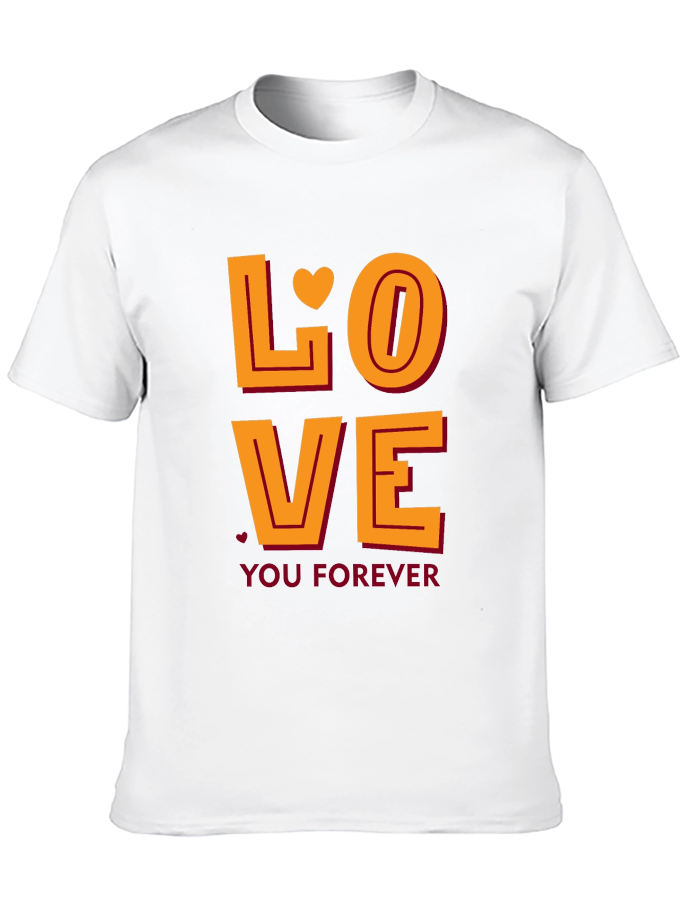 Black Love You Forever Graphic Tee - Black view 10