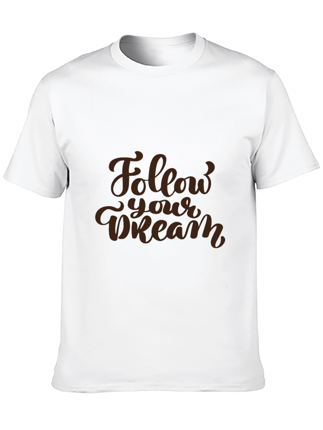 Black Follow Your Dream Black T-Shirt view 10