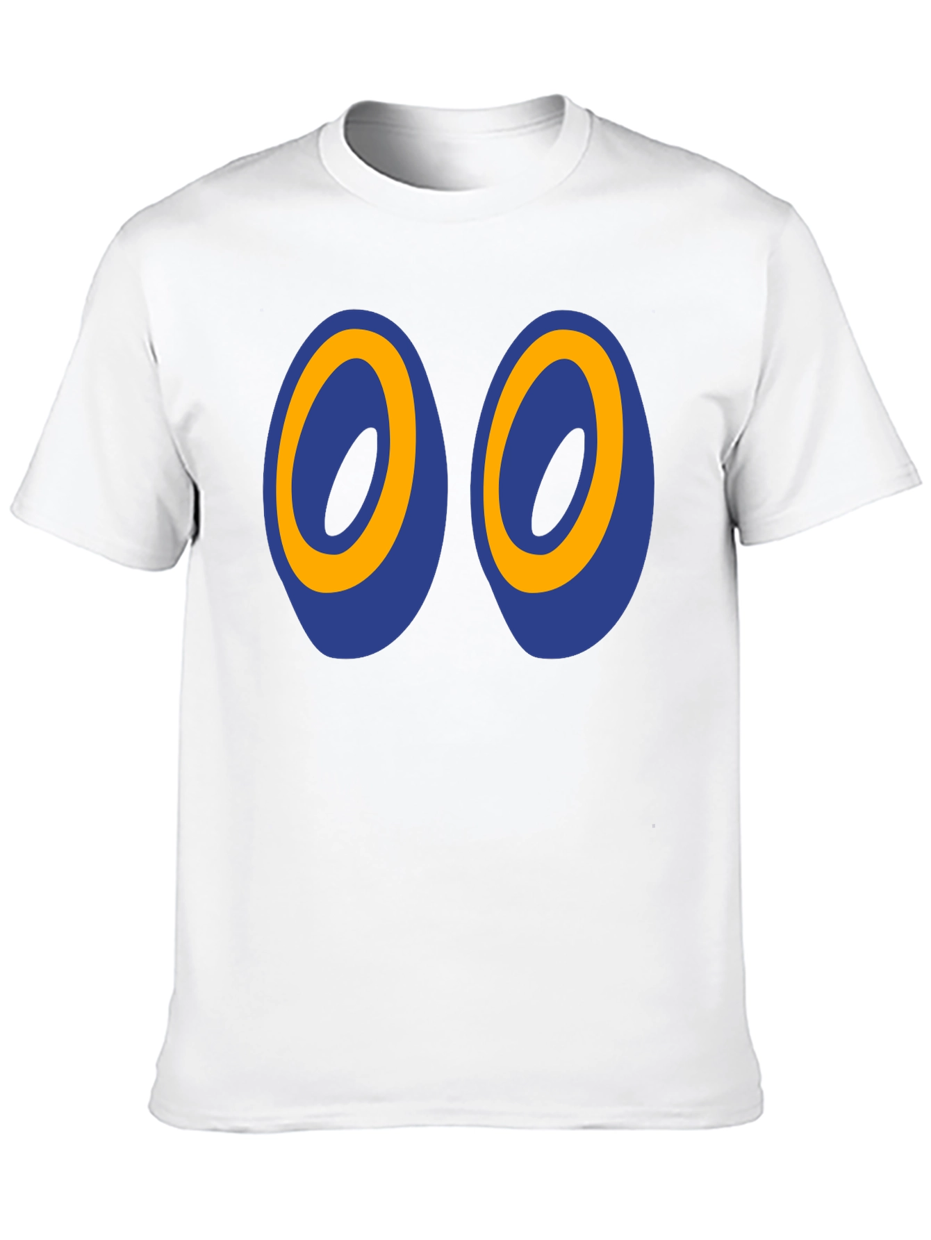 Black Retro Eye Cartoon Graphic Tee - Black view 10