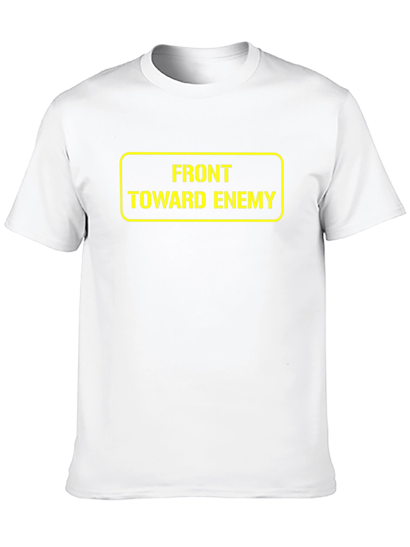 Black Front Toward Enemy T-Shirt - Military Humor Tee view 10