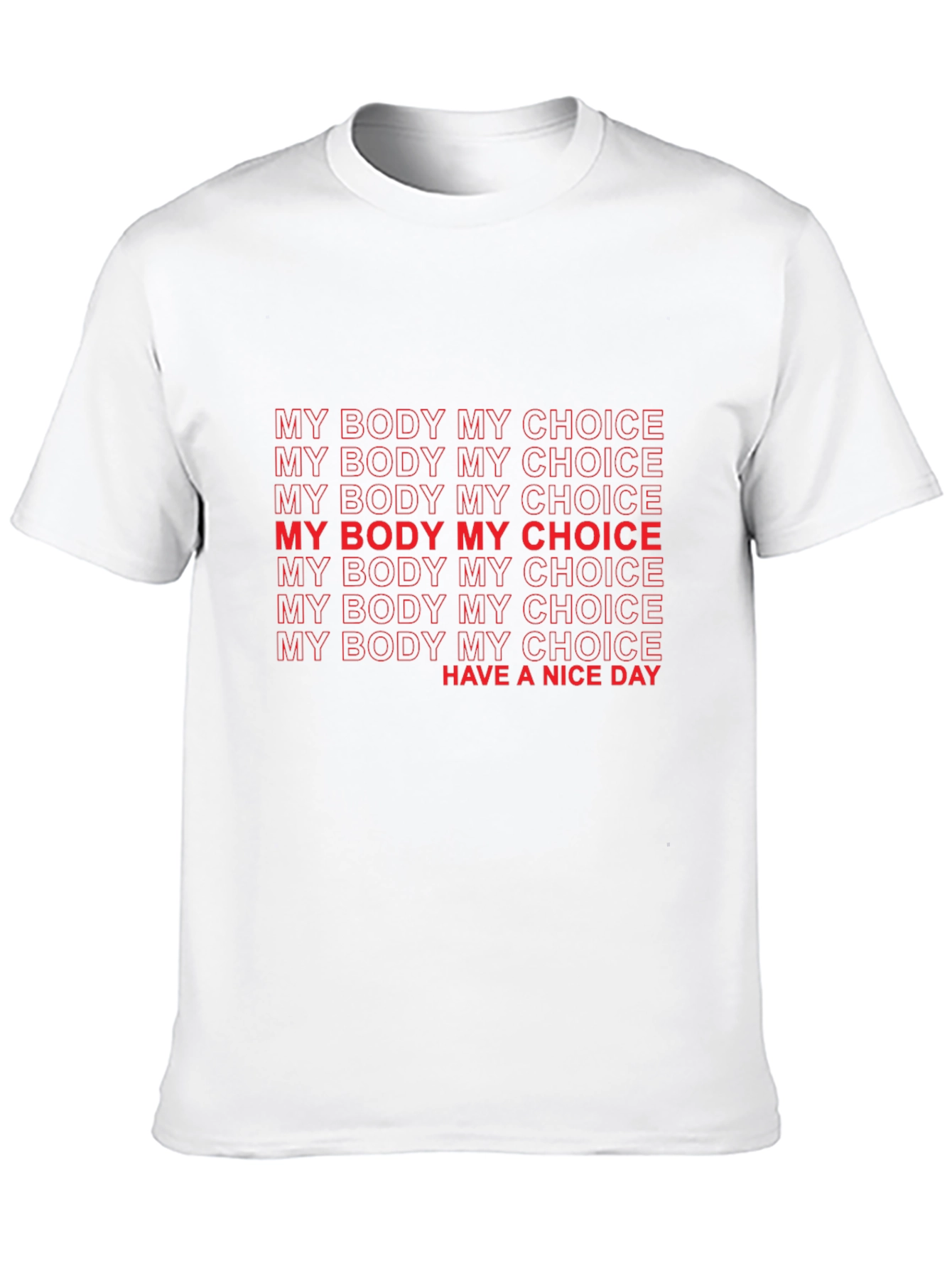 Black My Body My Choice Graphic Tee - Pro Choice Advocacy view 10