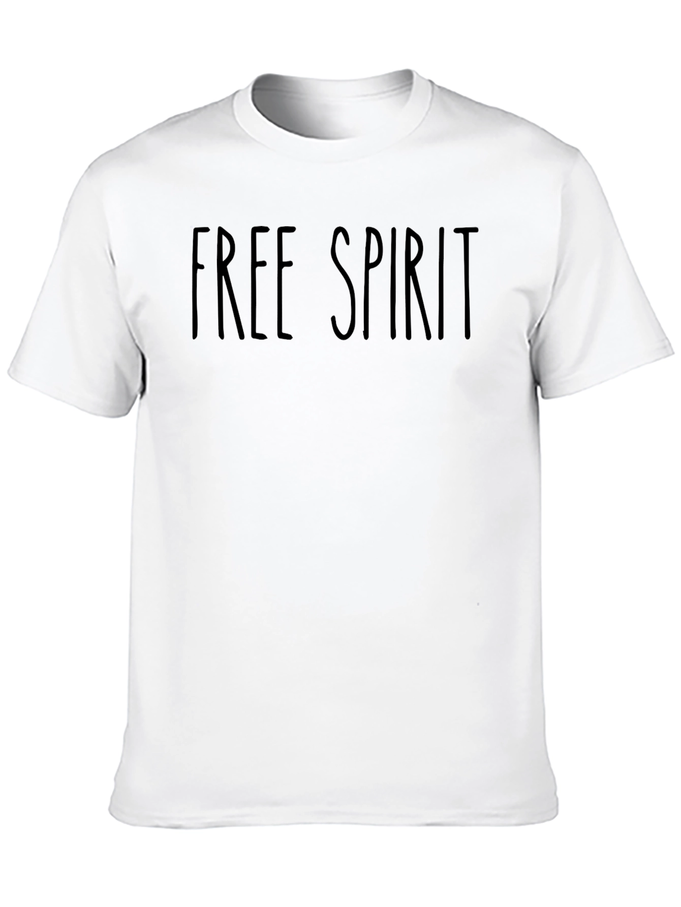 Black Free Spirit Graphic Tee - Unisex Casual Top view 10