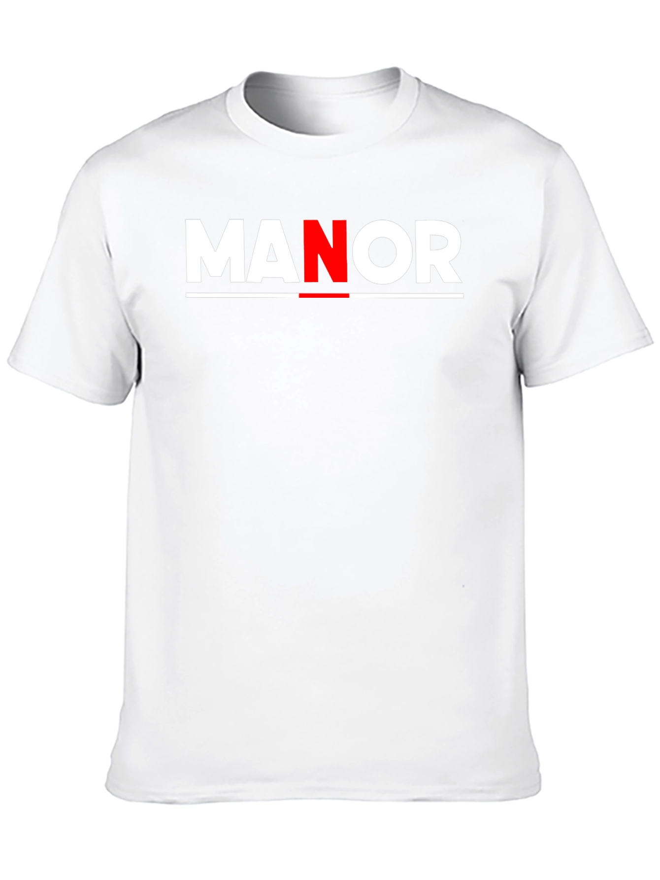 Black MANOR Bold Graphic Tee - Stylish Black Cotton Blend view 10
